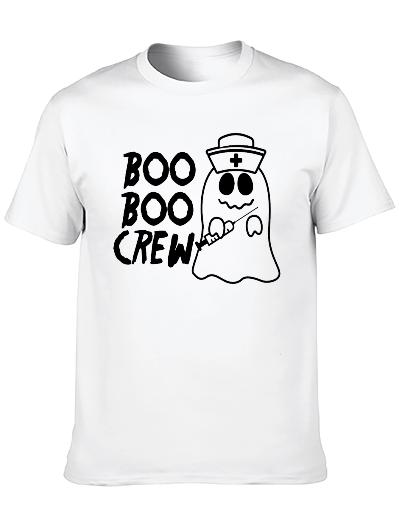 Boo Boo Crew Halloween Nurse Ghost T-Shirt