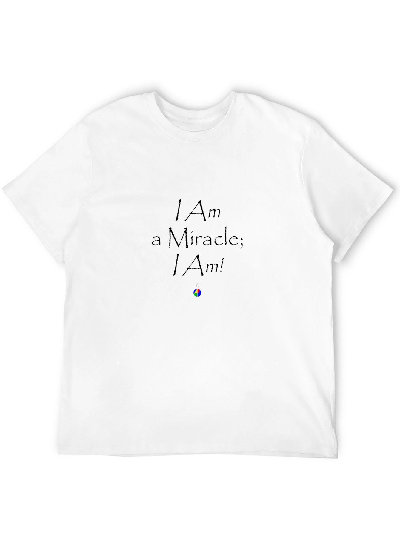 I Am a Miracle Black T-Shirt