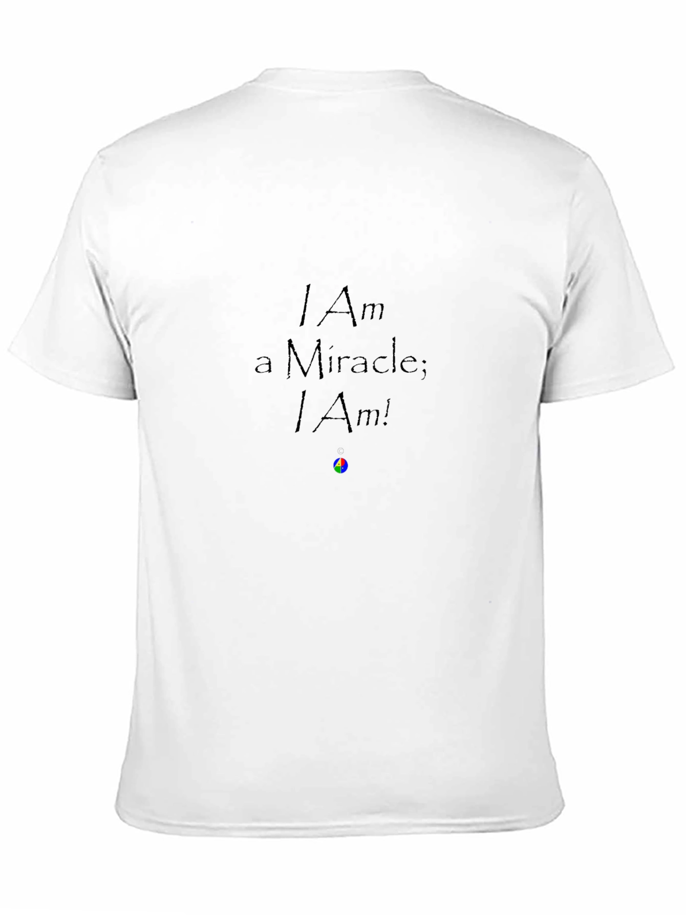 I Am a Miracle Black T-Shirt