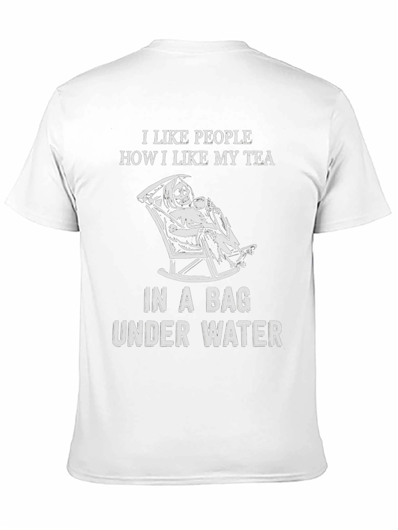 Humorous Grim Reaper Tea T-Shirt