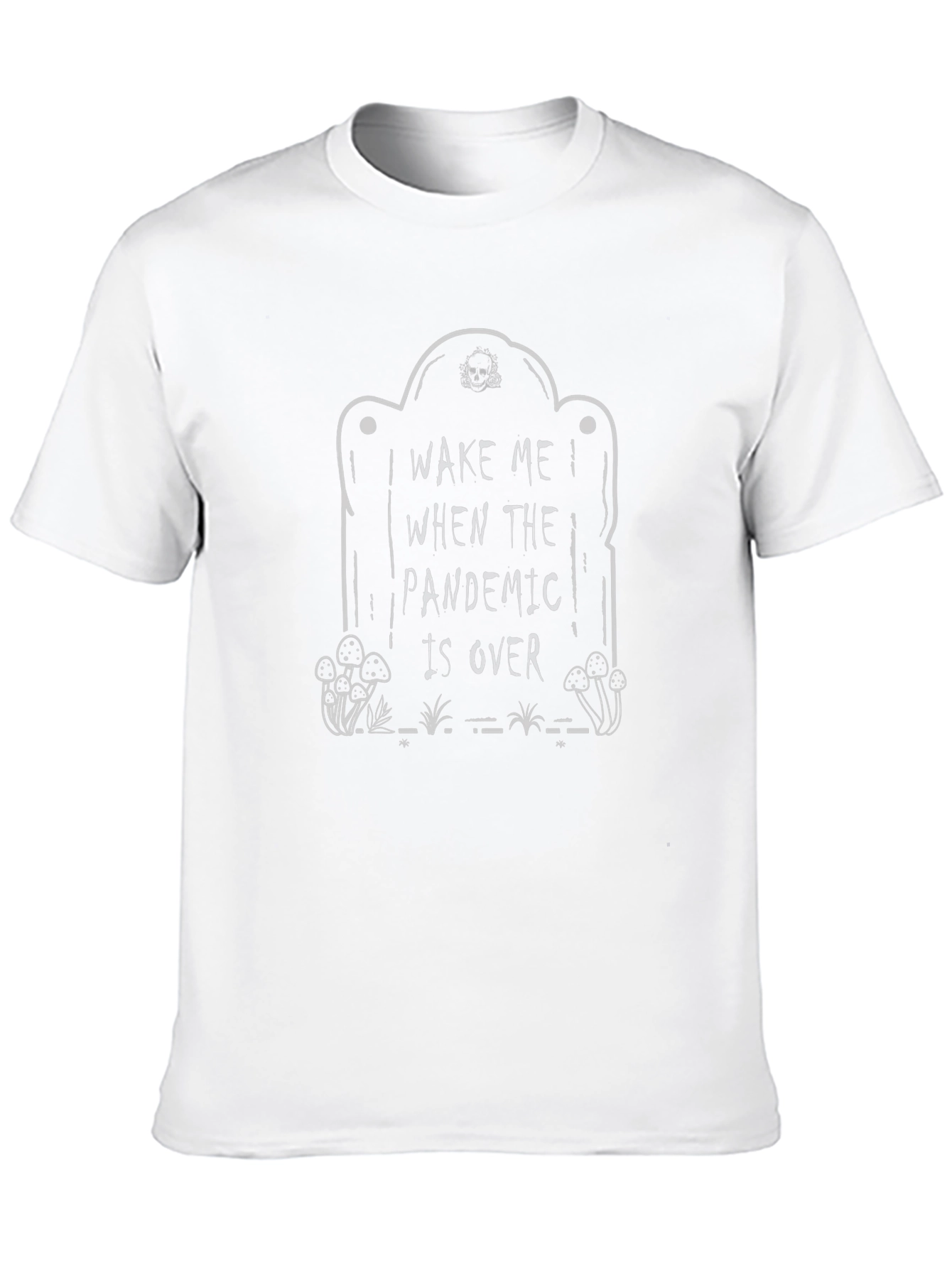 Wake Me When Pandemic Is Over Black T-Shirt