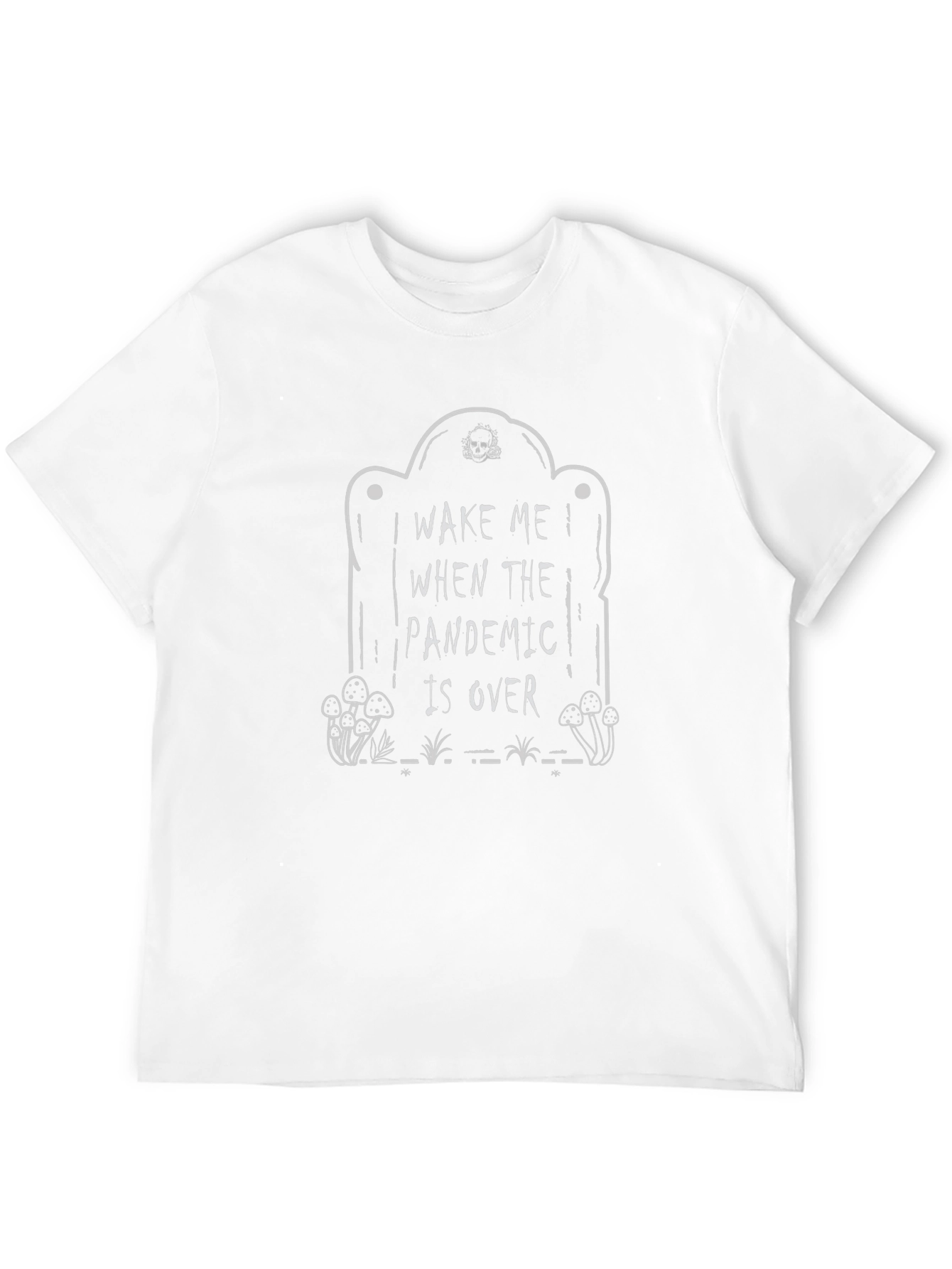 Wake Me When Pandemic Is Over Black T-Shirt
