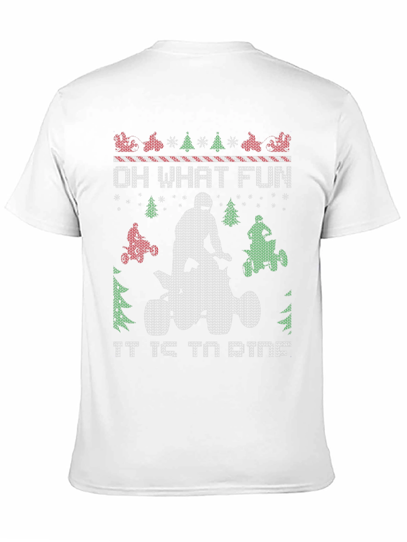 Funny Christmas ATV T-Shirt