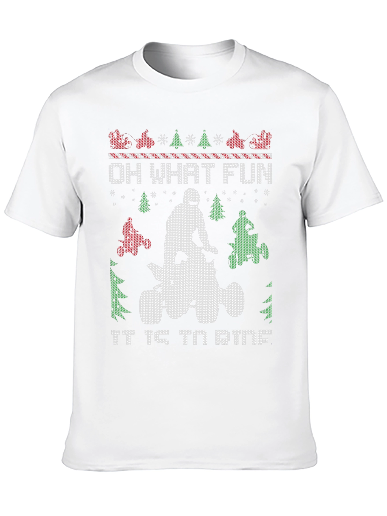 Funny Christmas ATV T-Shirt