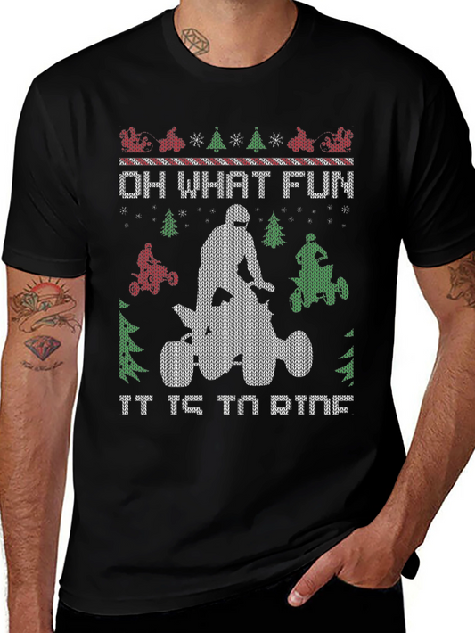 Funny Christmas ATV T-Shirt