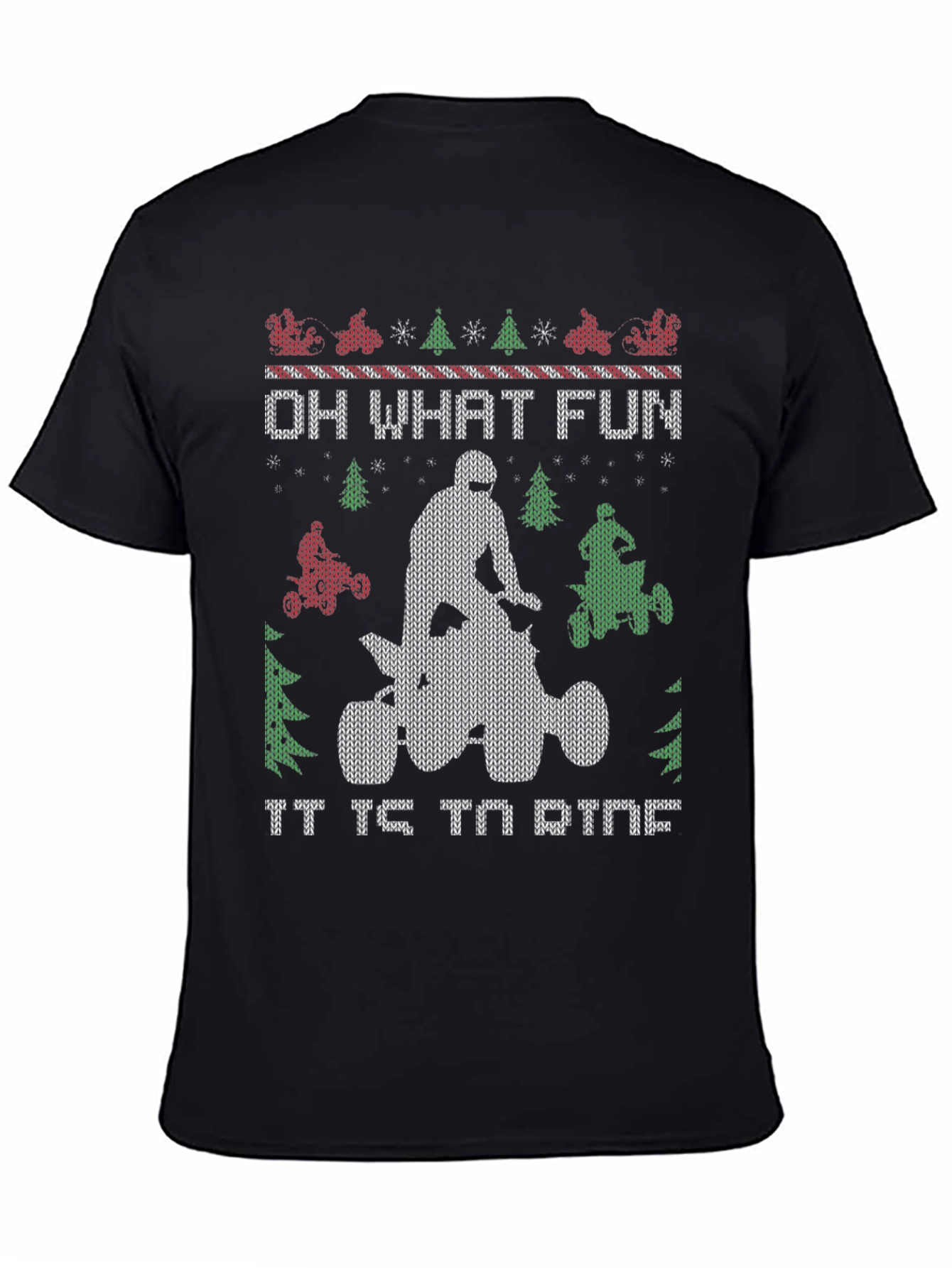 Funny Christmas ATV T-Shirt
