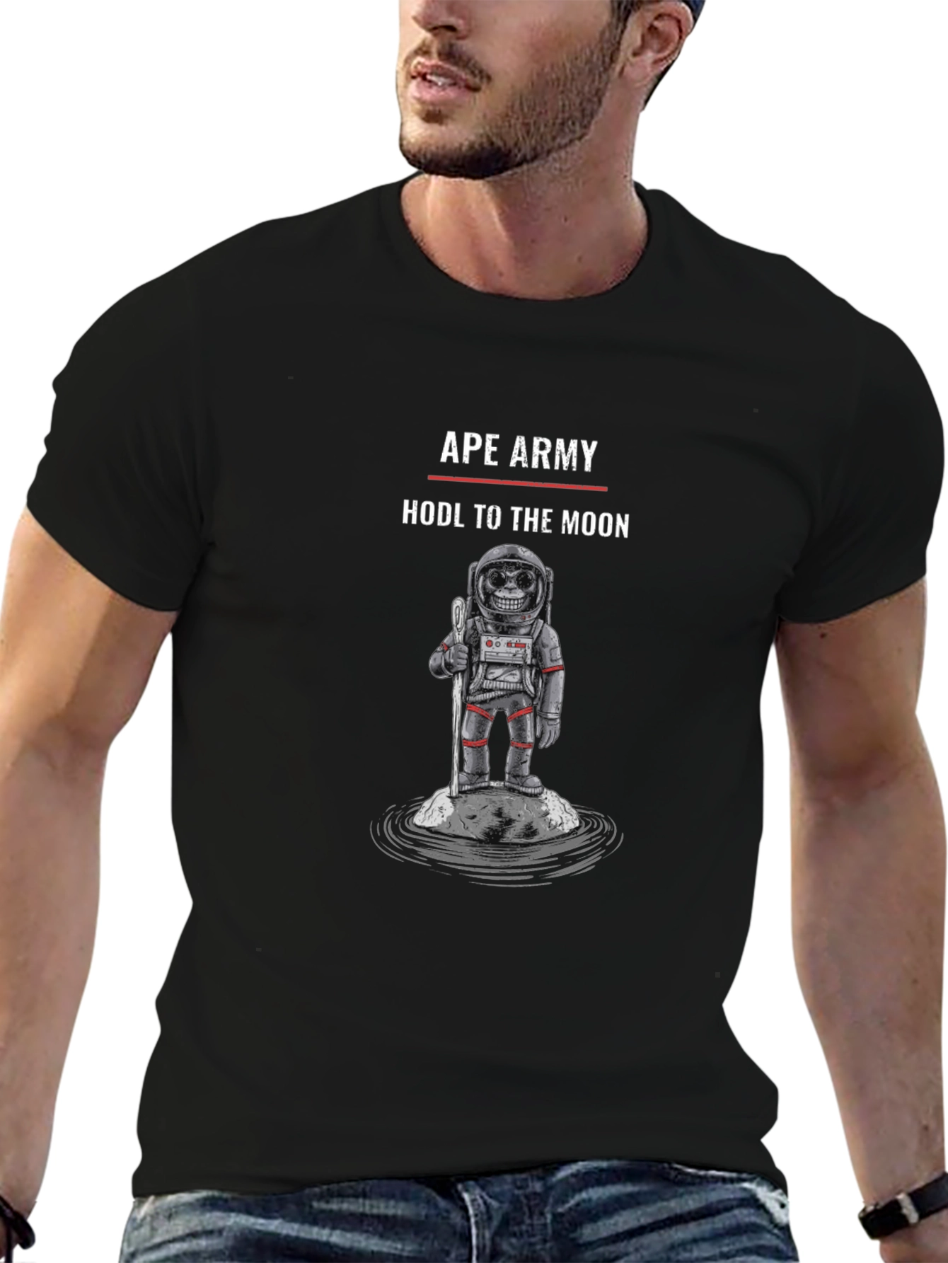 Ape Army HODL To The Moon T-Shirt