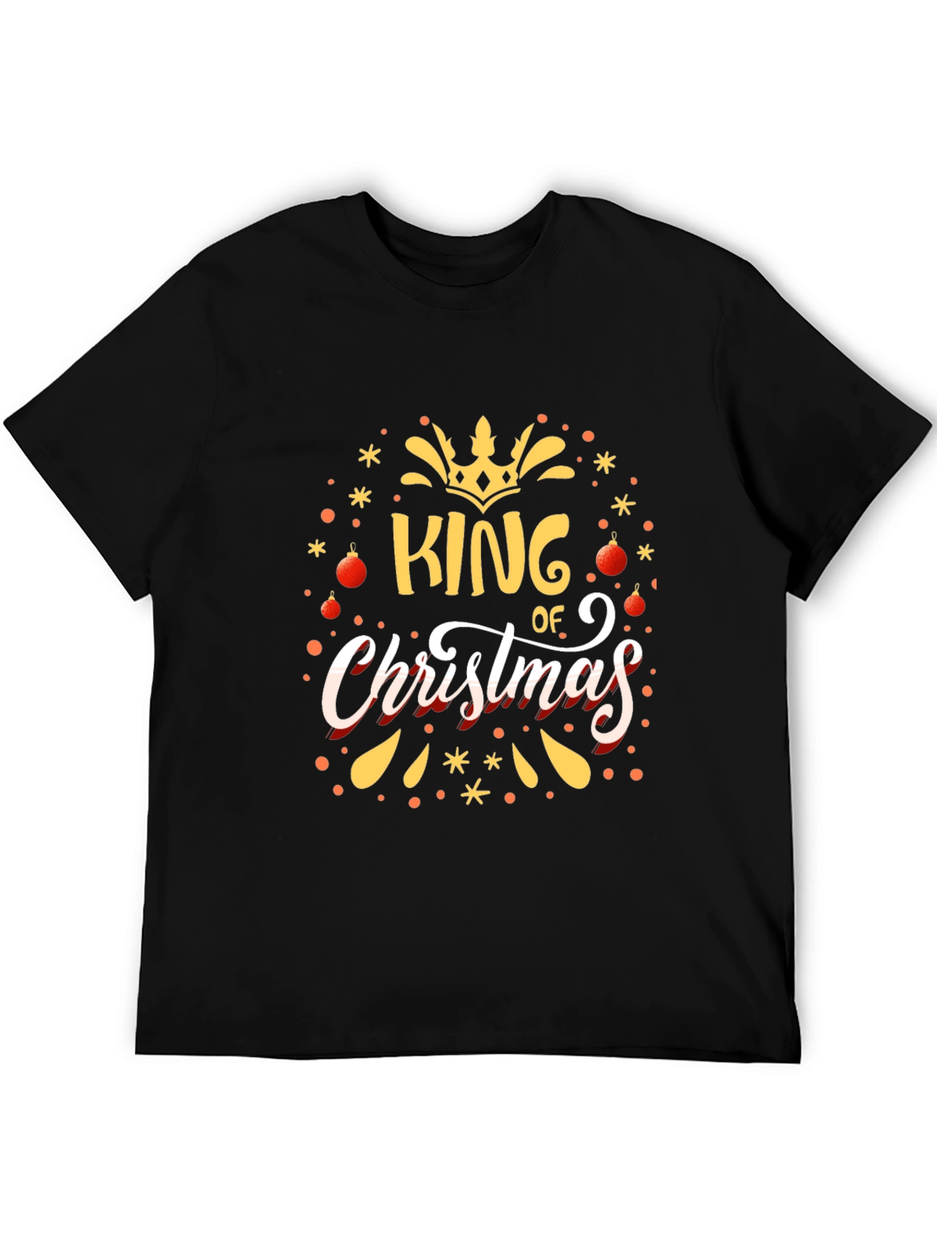 King of Christmas Graphic T-Shirt - Holiday Apparel
