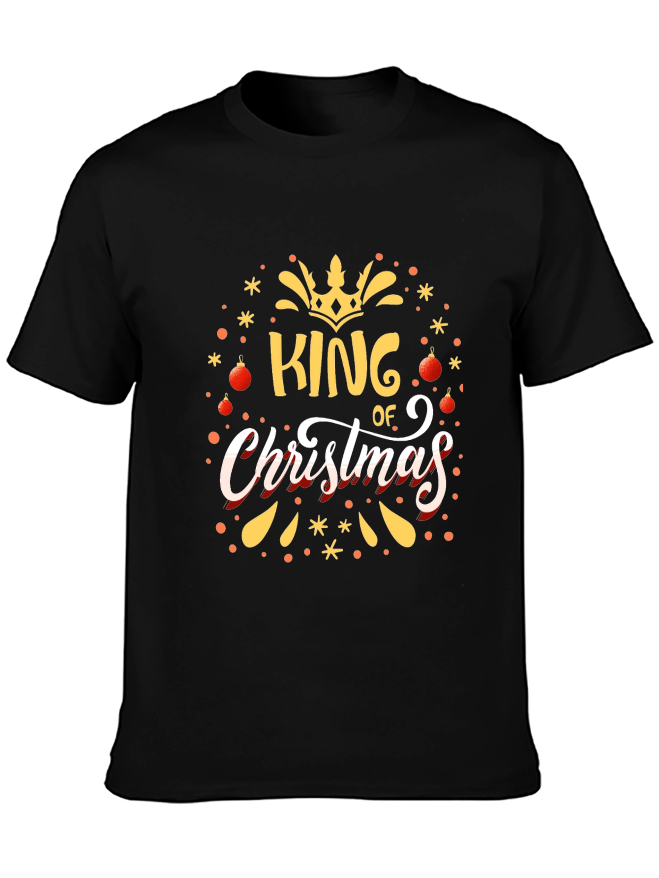 King of Christmas Graphic T-Shirt - Holiday Apparel