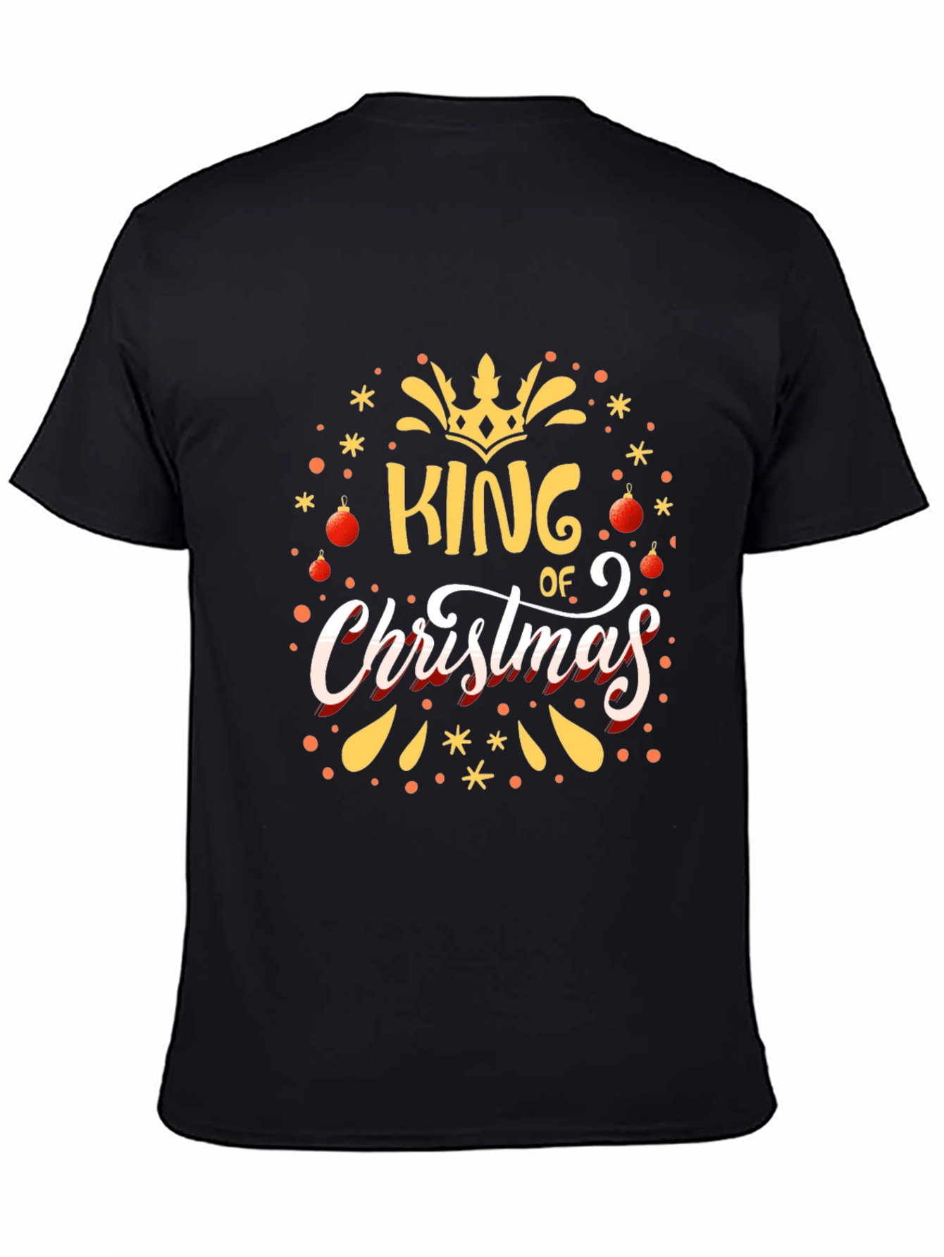 King of Christmas Graphic T-Shirt - Holiday Apparel