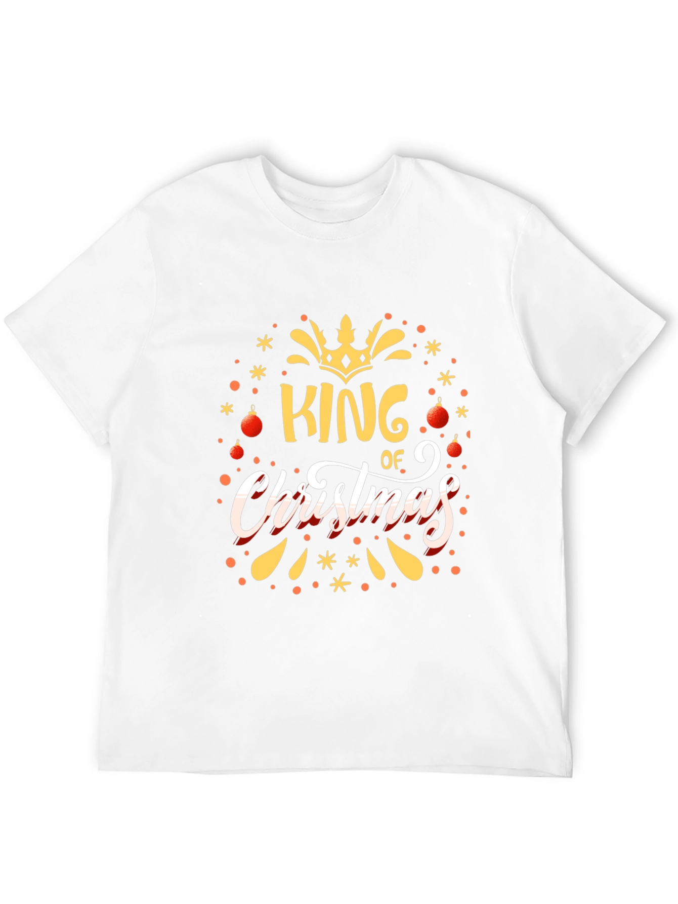 King of Christmas Graphic T-Shirt - Holiday Apparel