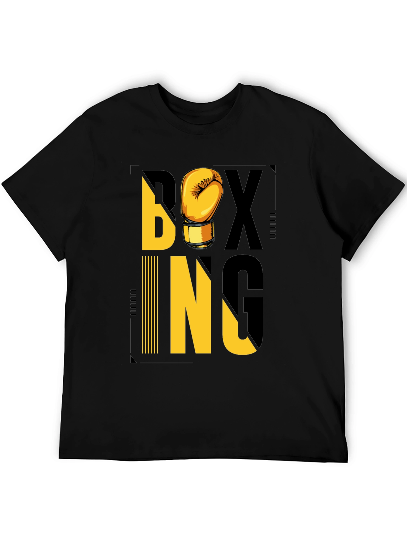 Boxing Graphic Tee - Black