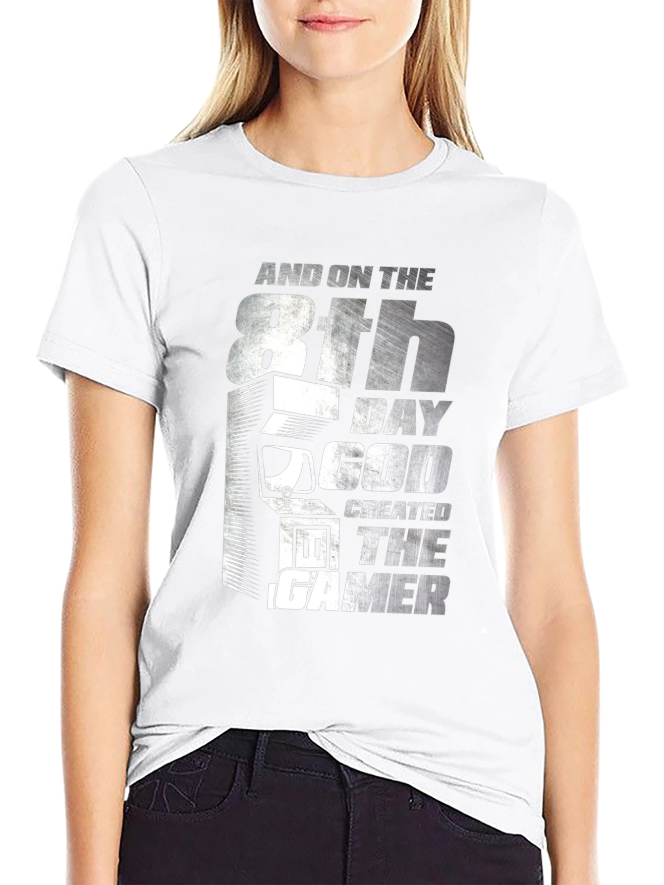 8th Day God Created Gamer T-Shirt