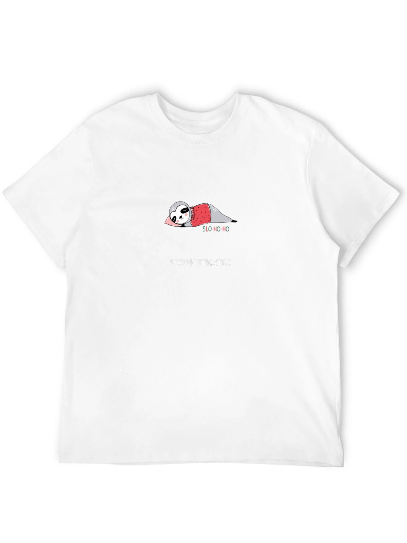 Sloth Holiday T-Shirt - Slophisticated Black Tee