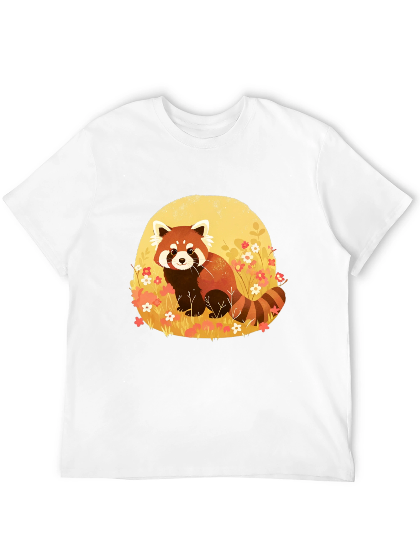Red Panda Graphic Tee - Soft Cotton Blend