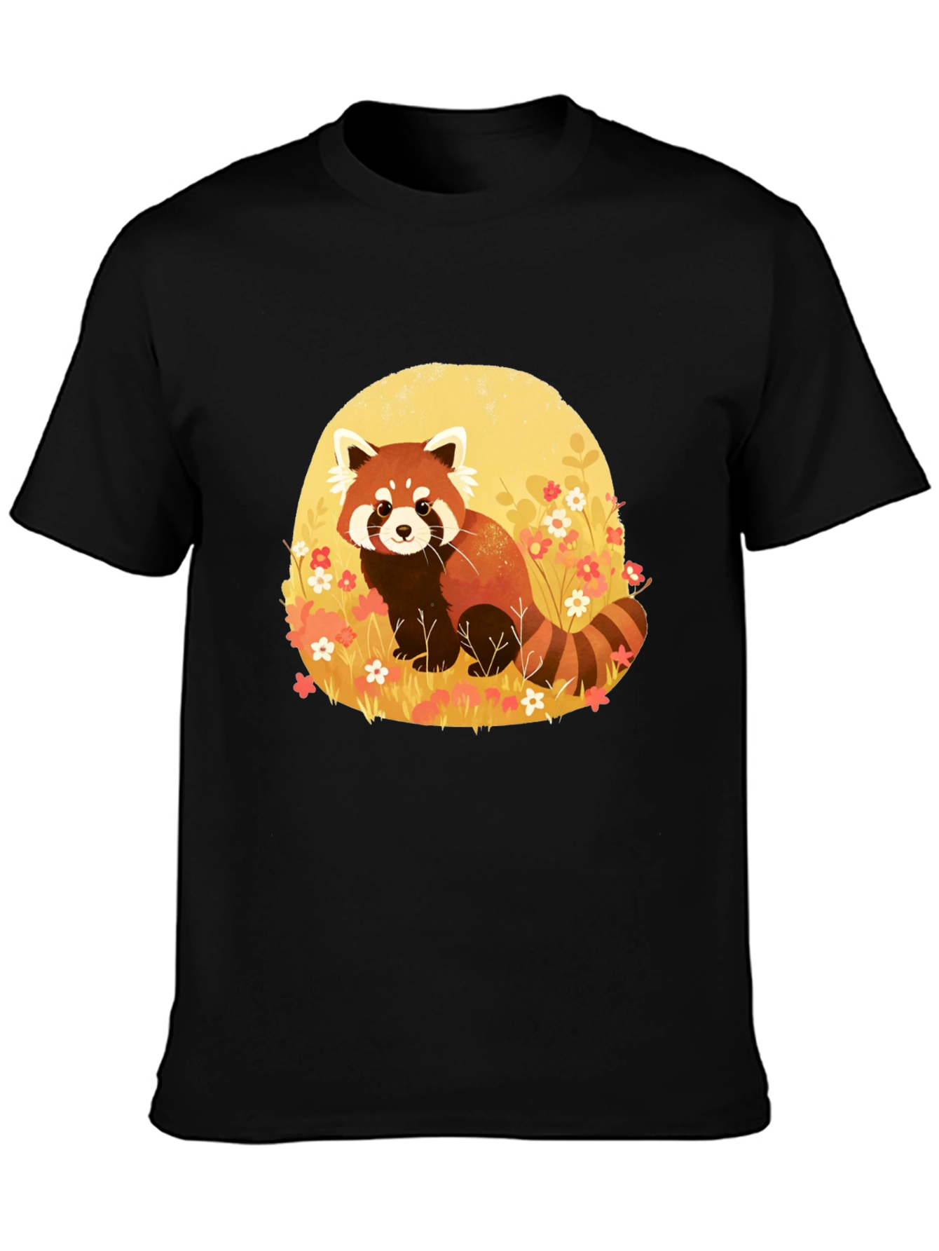 Red Panda Graphic Tee - Soft Cotton Blend