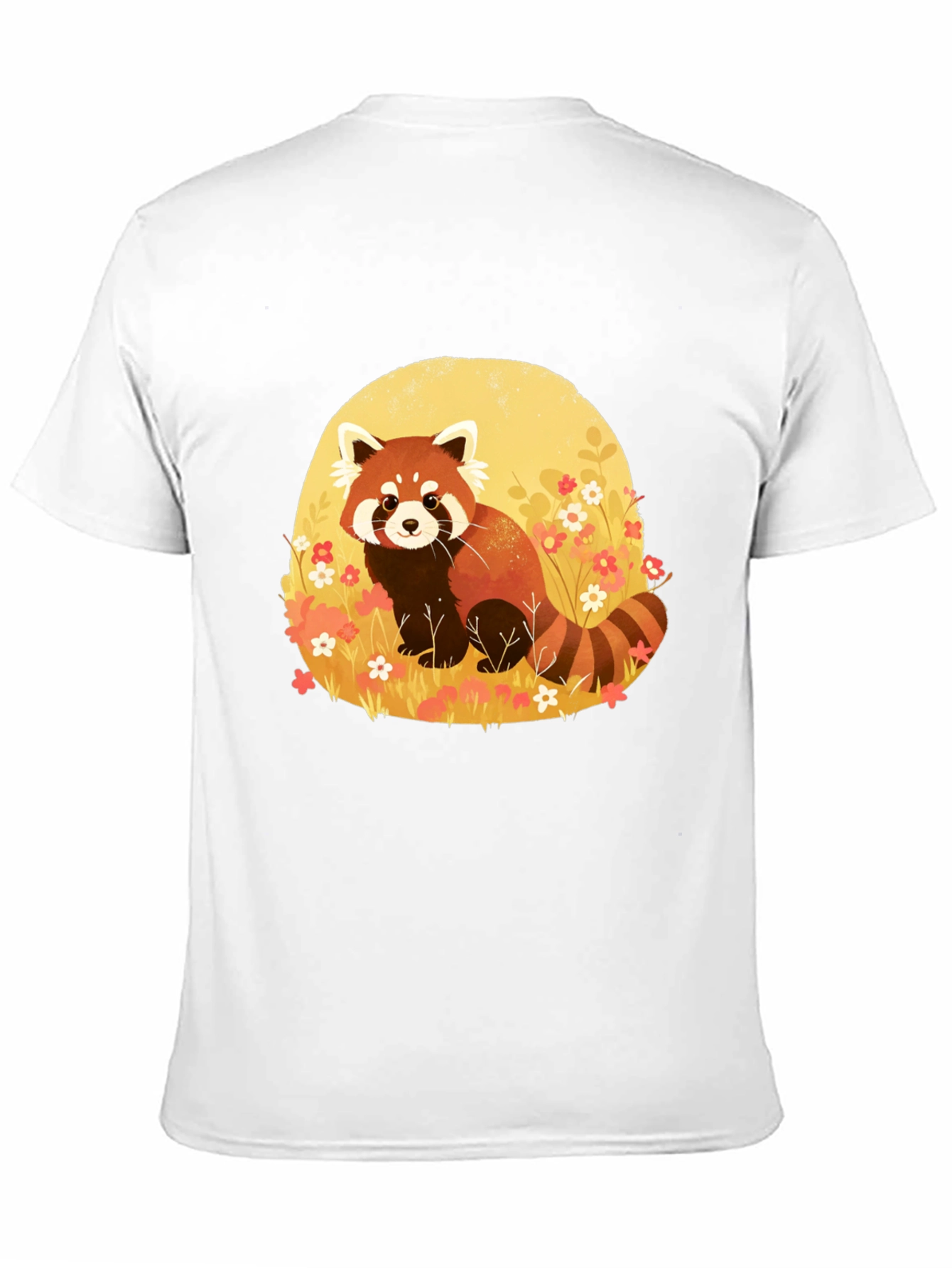 Red Panda Graphic Tee - Soft Cotton Blend