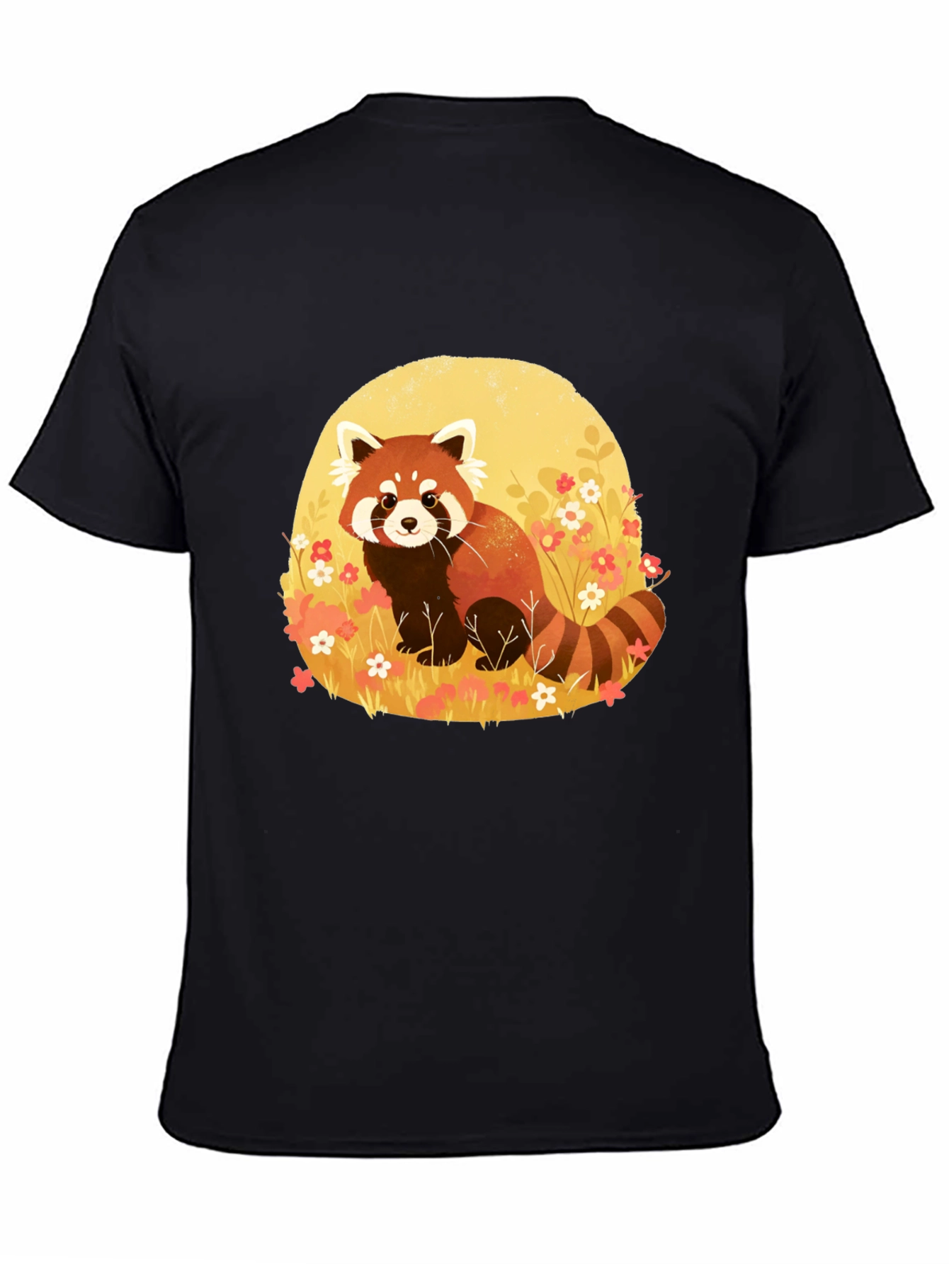 Red Panda Graphic Tee - Soft Cotton Blend
