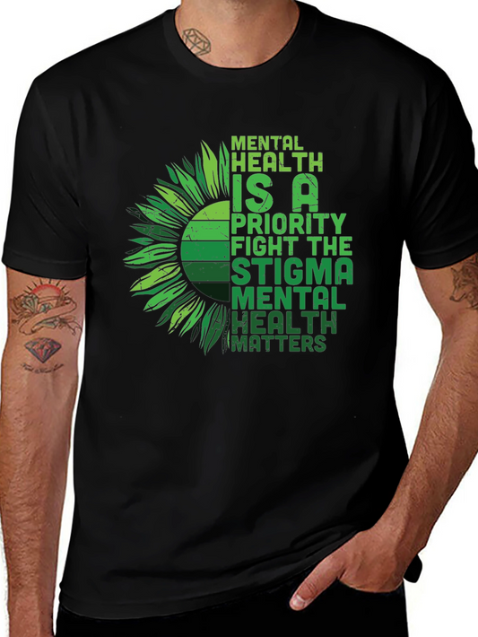Mental Health Matters Sunflower Graphic Tee