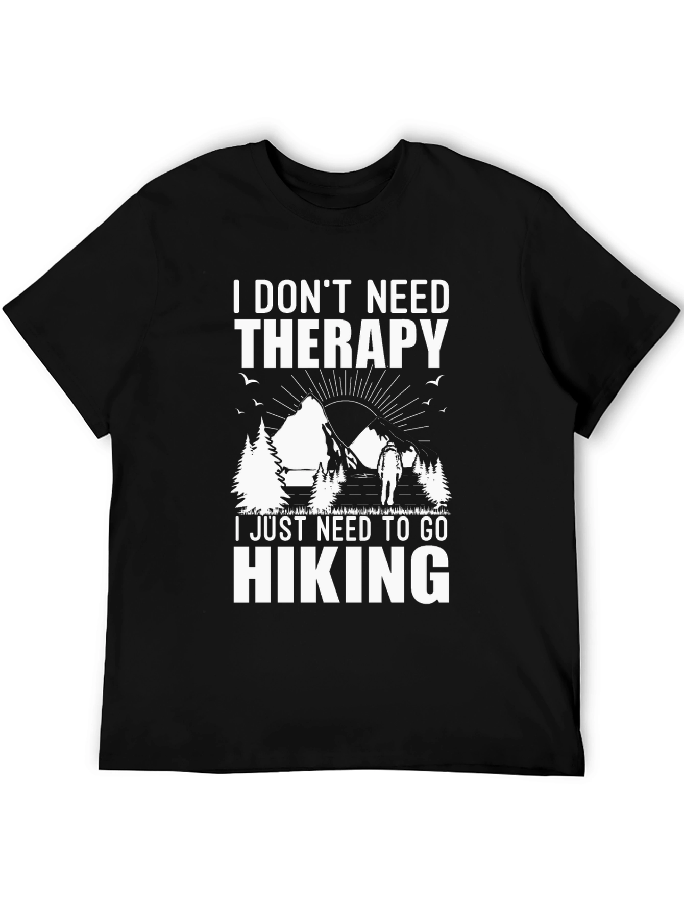 Hiking Therapy T-Shirt - Nature Lover Gift
