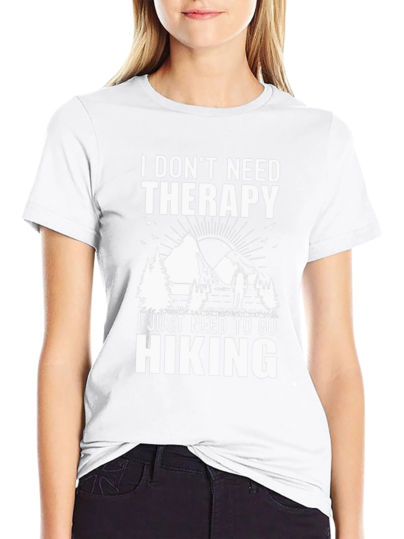 Hiking Therapy T-Shirt - Nature Lover Gift