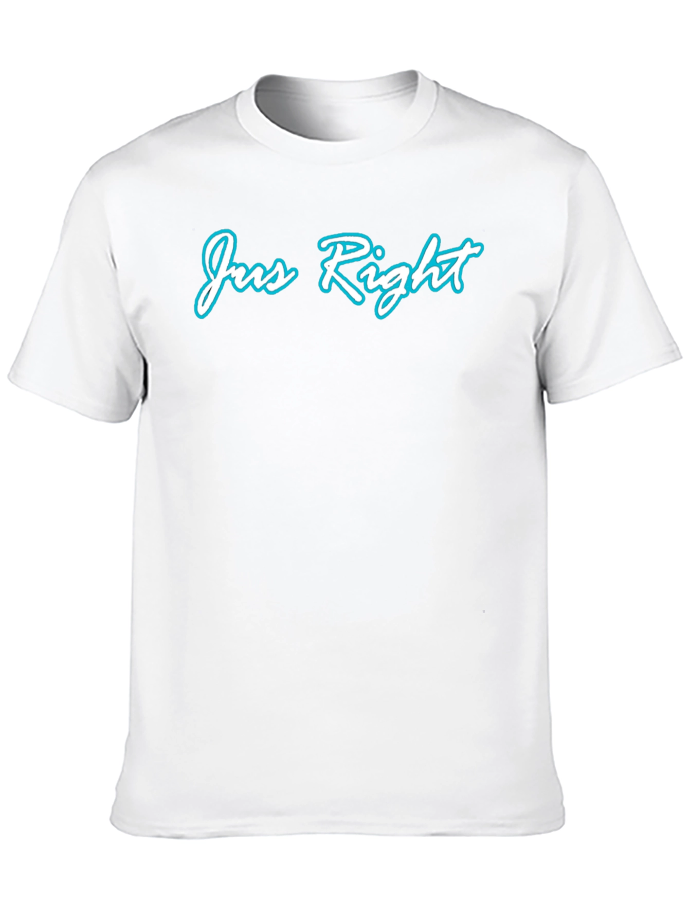 Jus Right Graphic T-Shirt - Casual Mens Tee