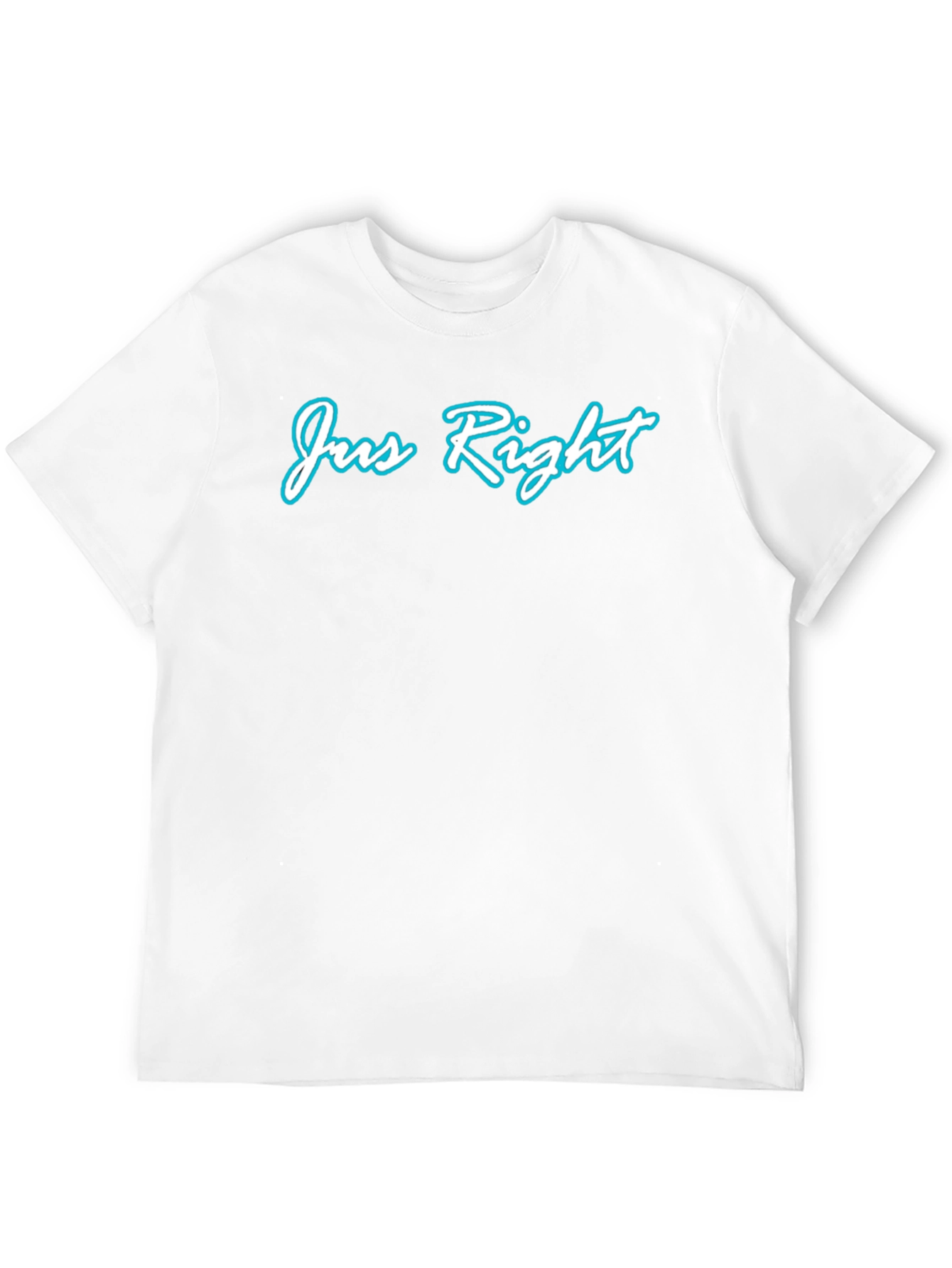 Jus Right Graphic T-Shirt - Casual Mens Tee