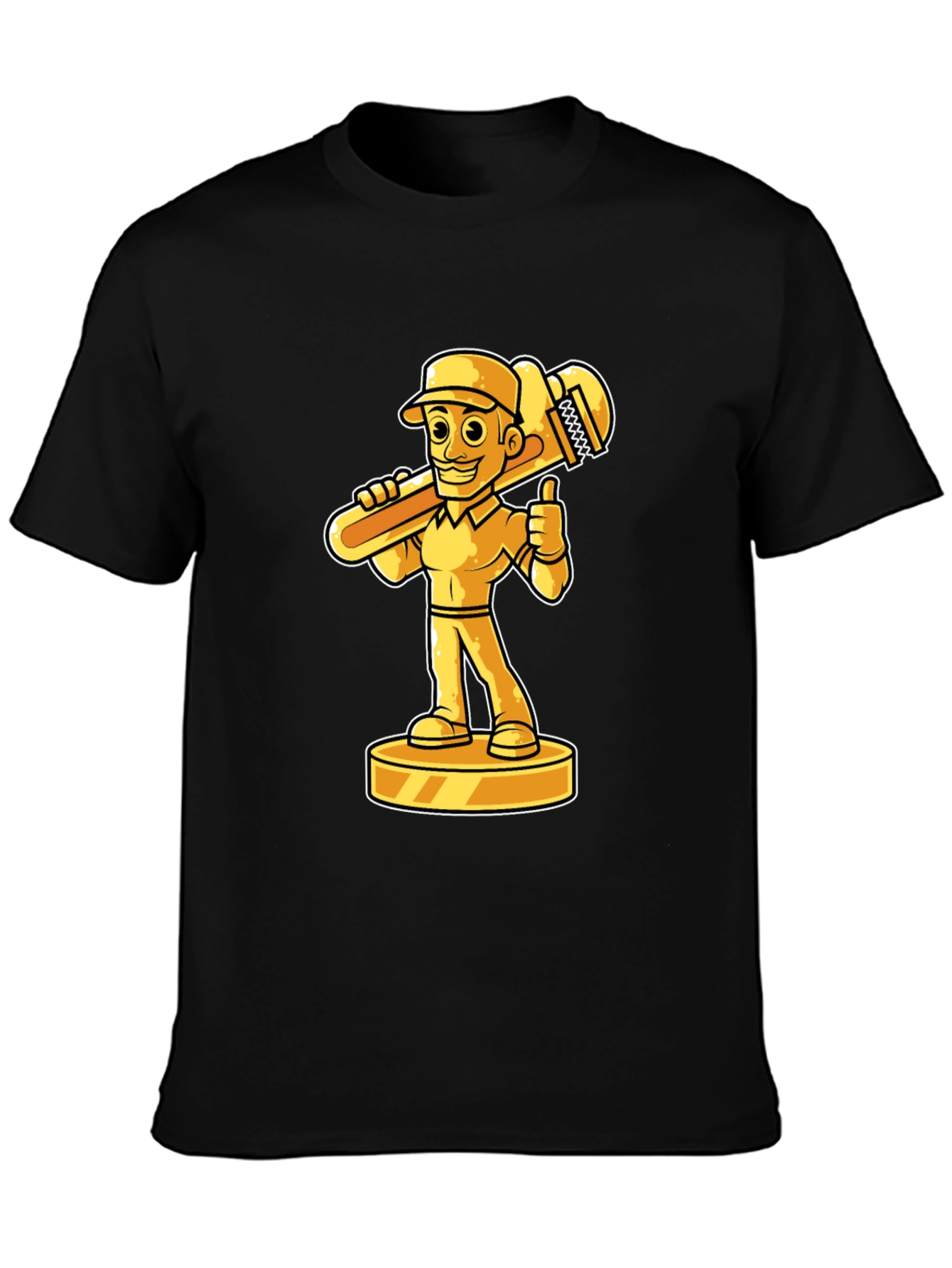 Plumber Cartoon Graphic Tee