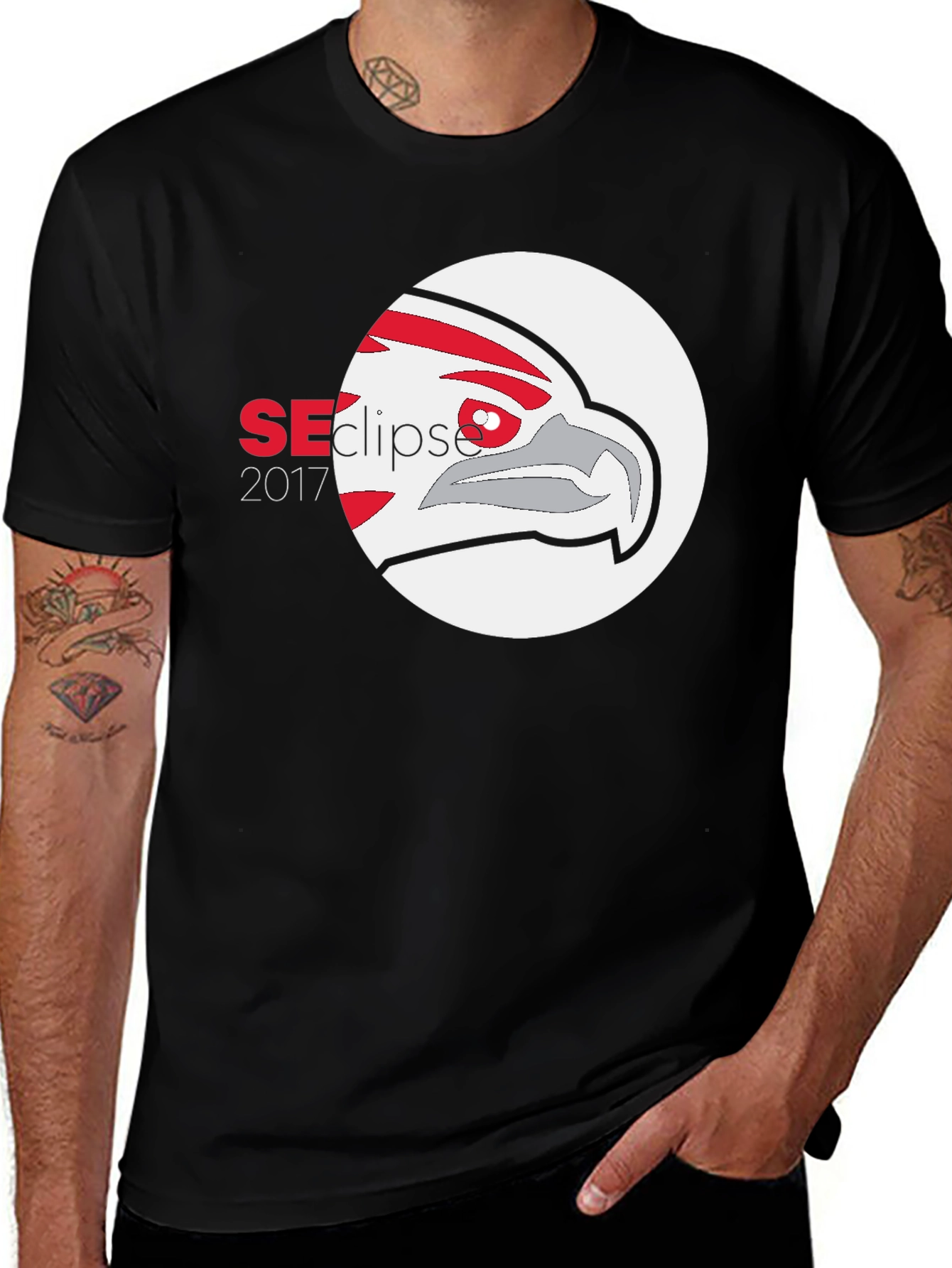SEclipse 2017 Graphic Black Tee