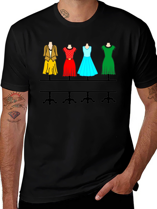 Fashionable Dress Mannequin T-Shirt