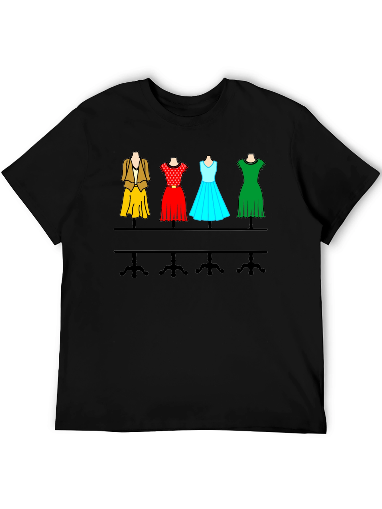 Fashionable Dress Mannequin T-Shirt