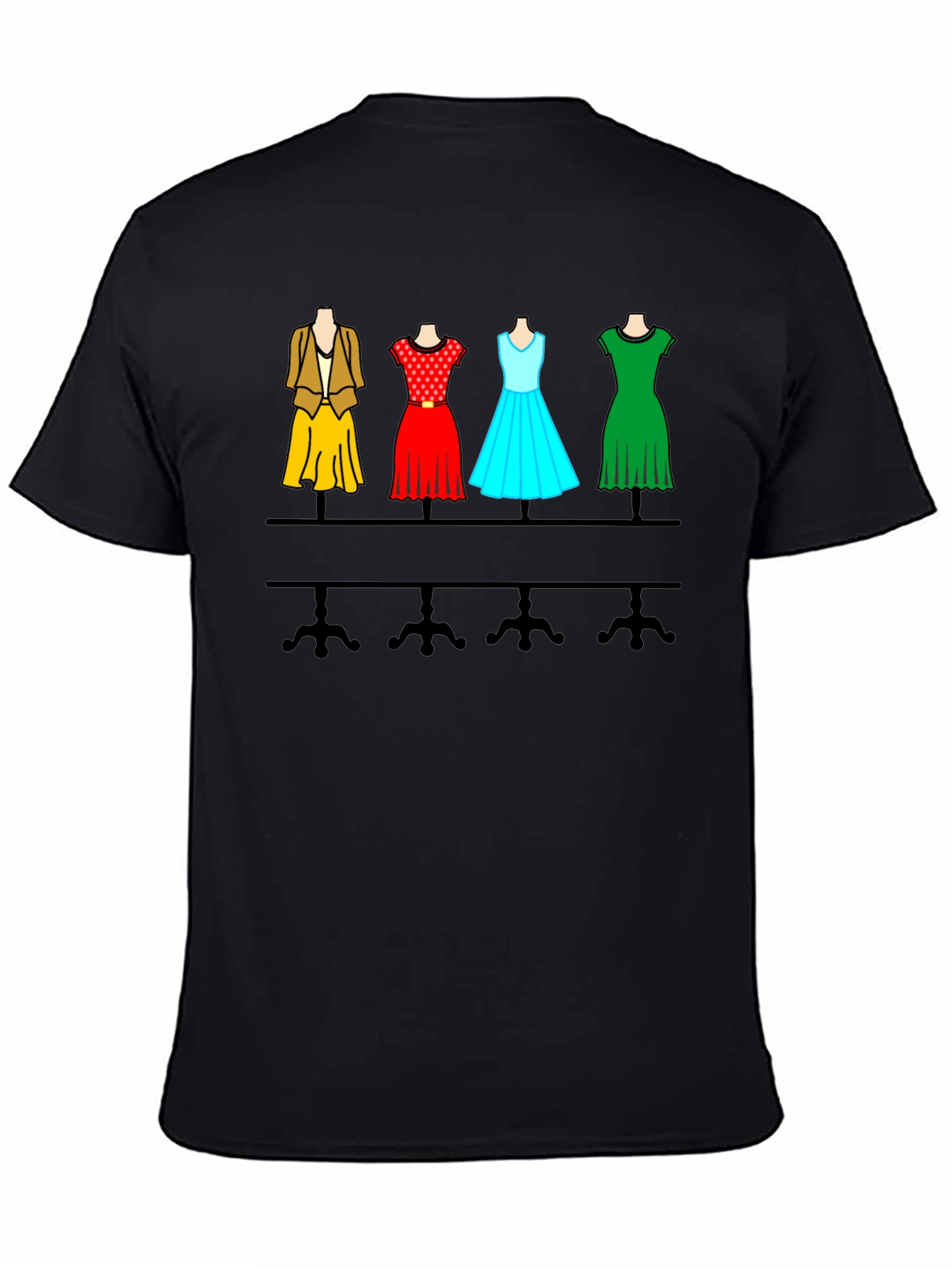 Fashionable Dress Mannequin T-Shirt