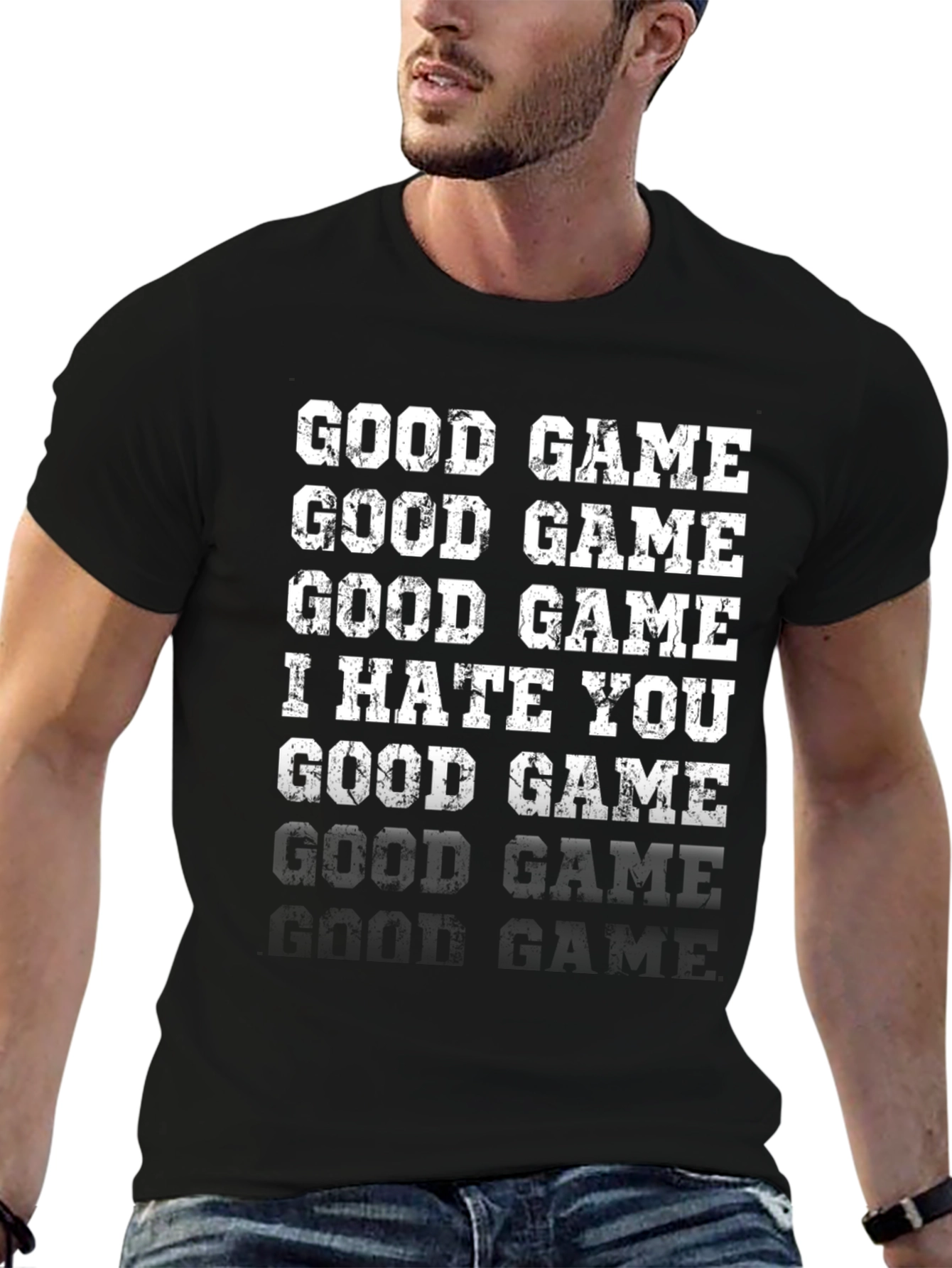 Good Game I Hate You Funny Graphic T-Shirt