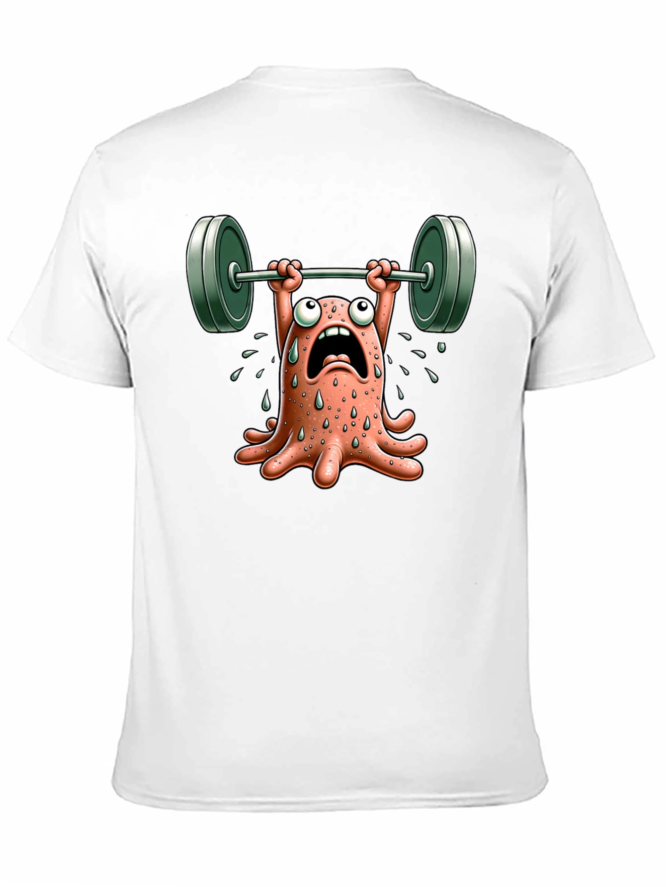 Weightlifting Octopus Graphic T-Shirt - Black