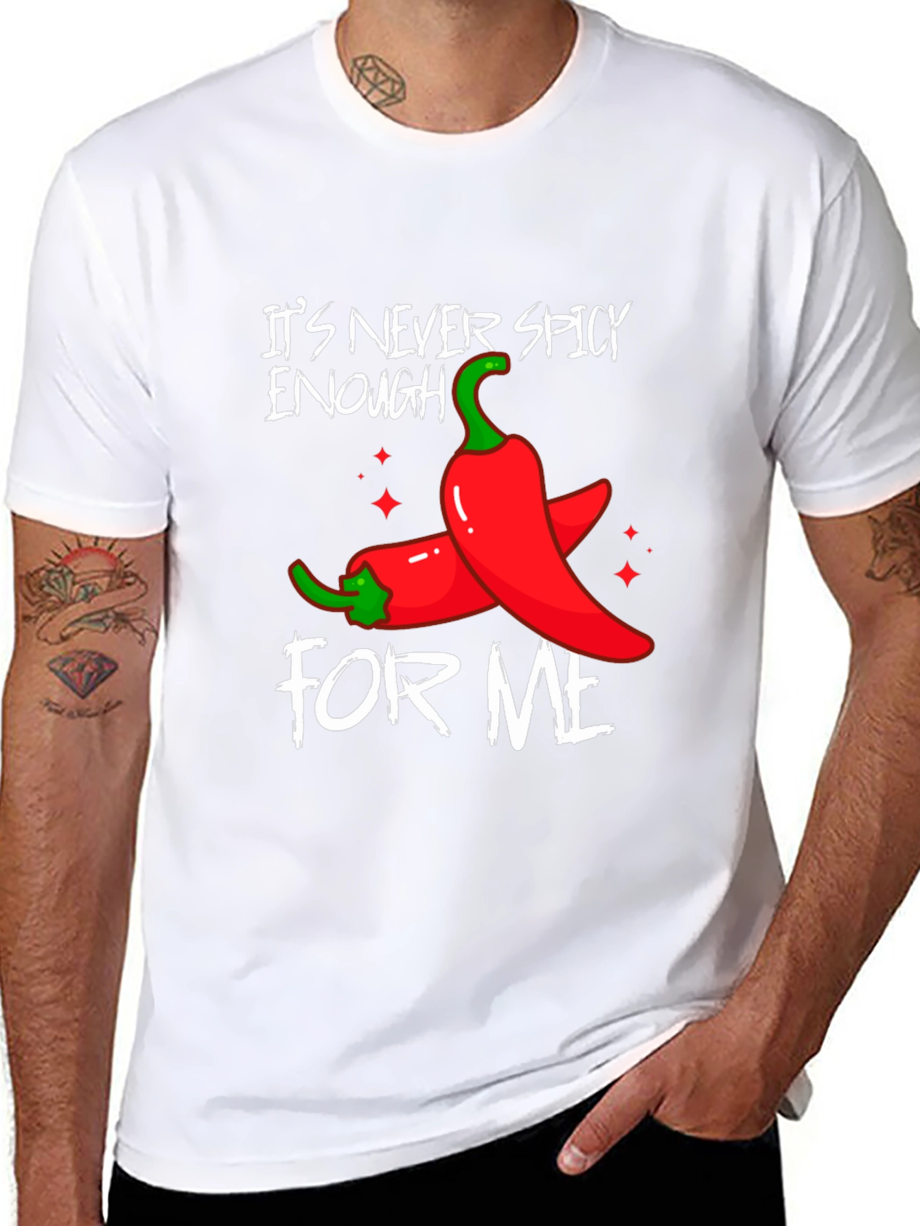 Spicy Food Lover T-Shirt - Its Never Spicy Enough