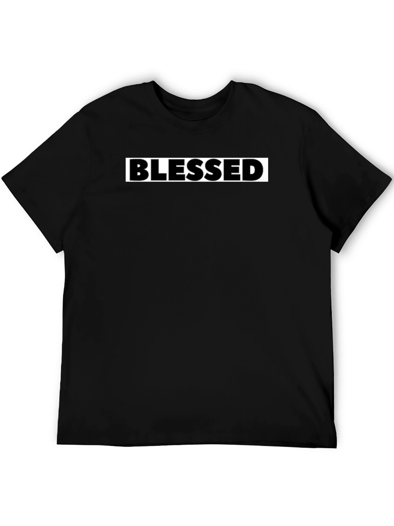 Blessed Black T-Shirt - Stylish Religious Apparel