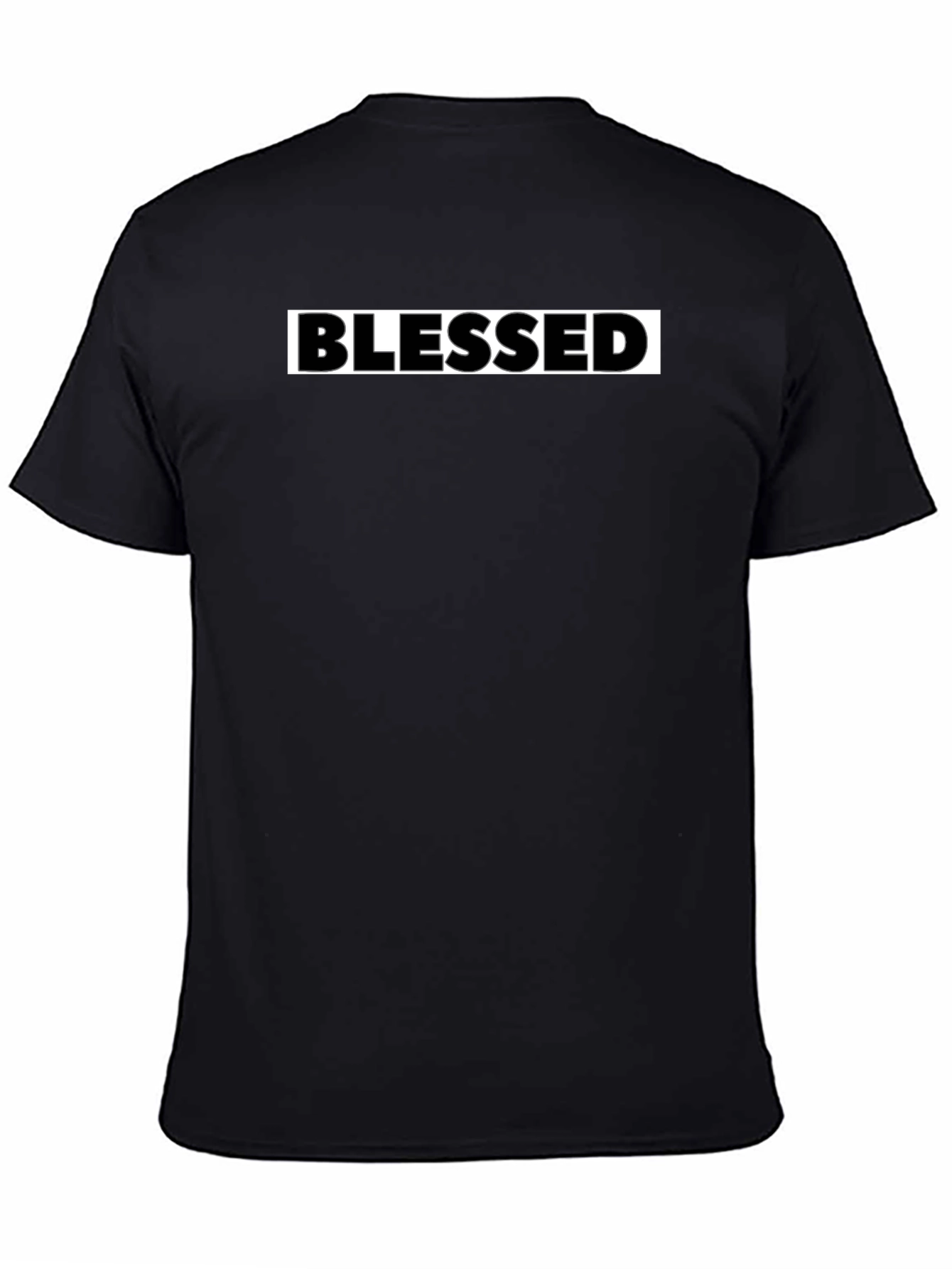 Blessed Black T-Shirt - Stylish Religious Apparel