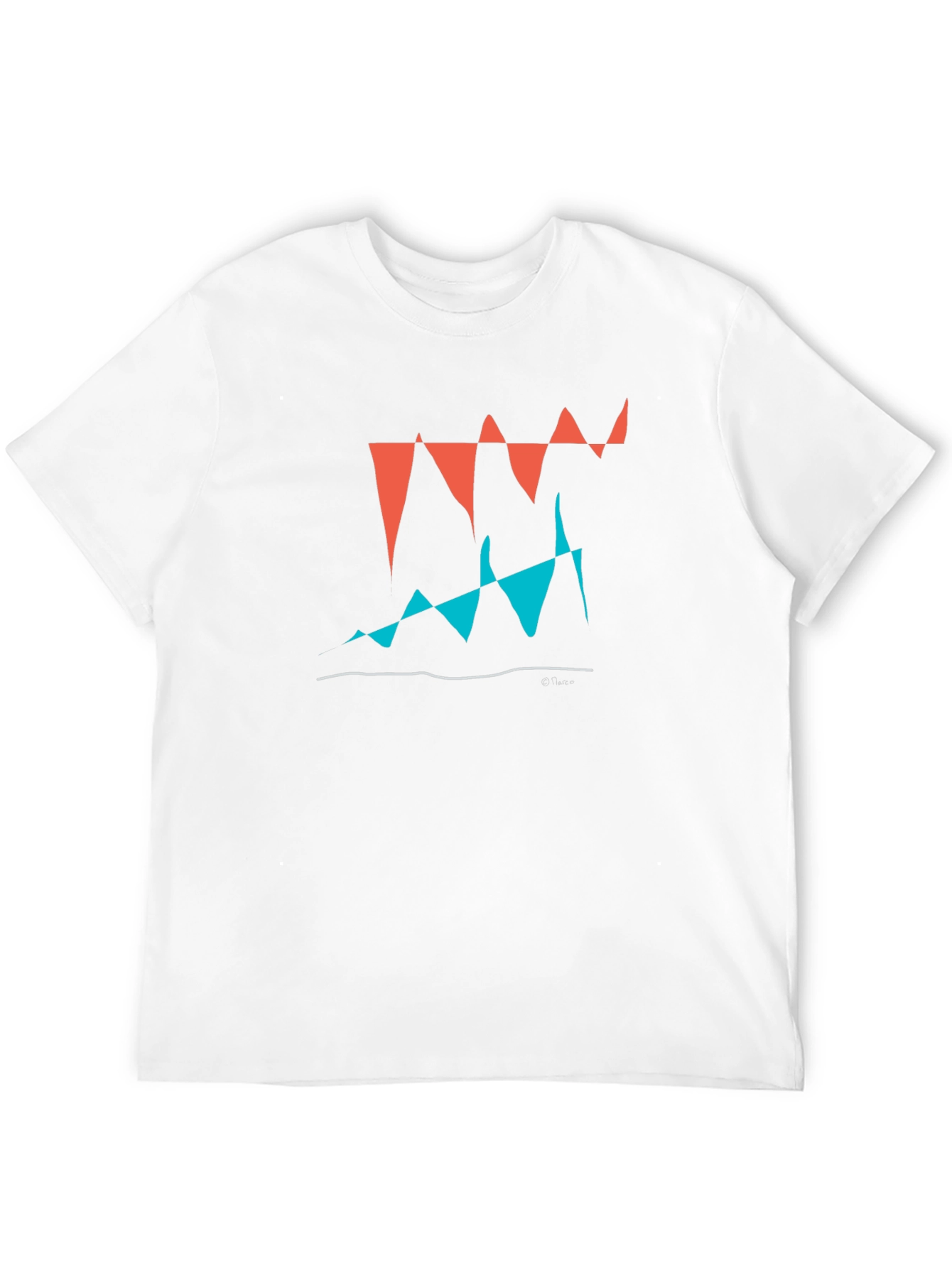 Abstract Graphic Tee - Modern Art Shirt
