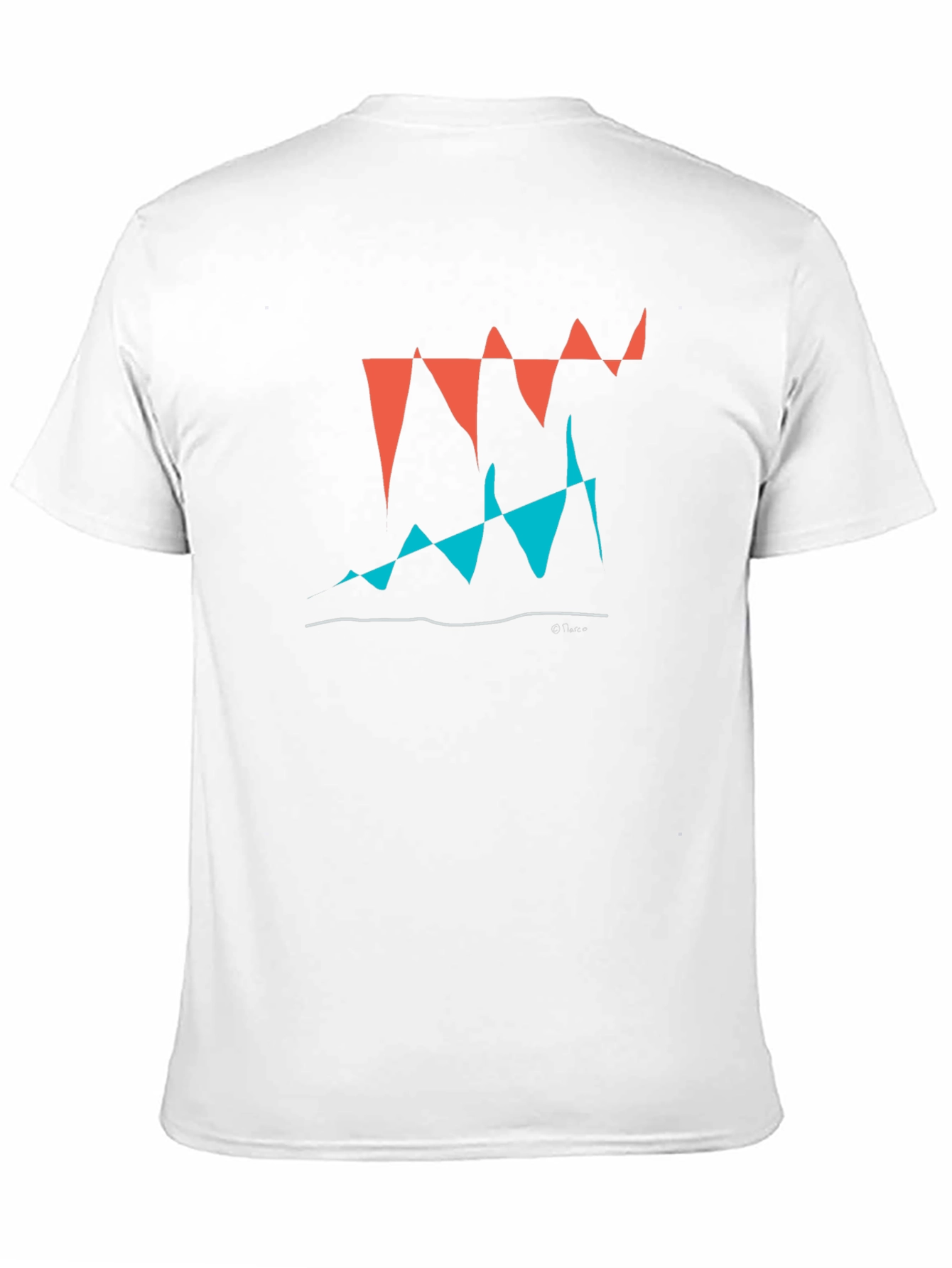 Abstract Graphic Tee - Modern Art Shirt