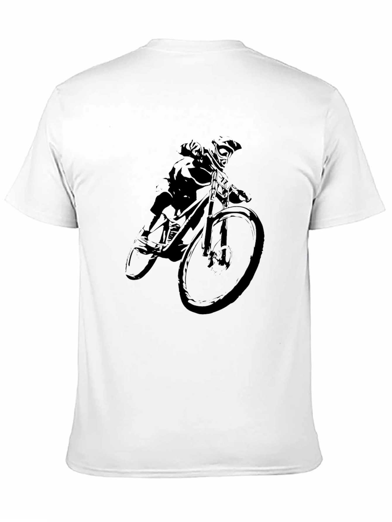 Downhill Rider Graphic Tee - Black