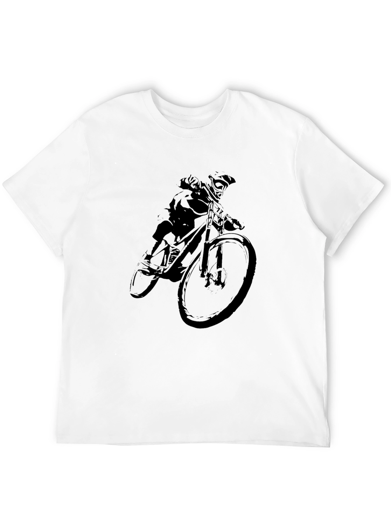 Downhill Rider Graphic Tee - Black