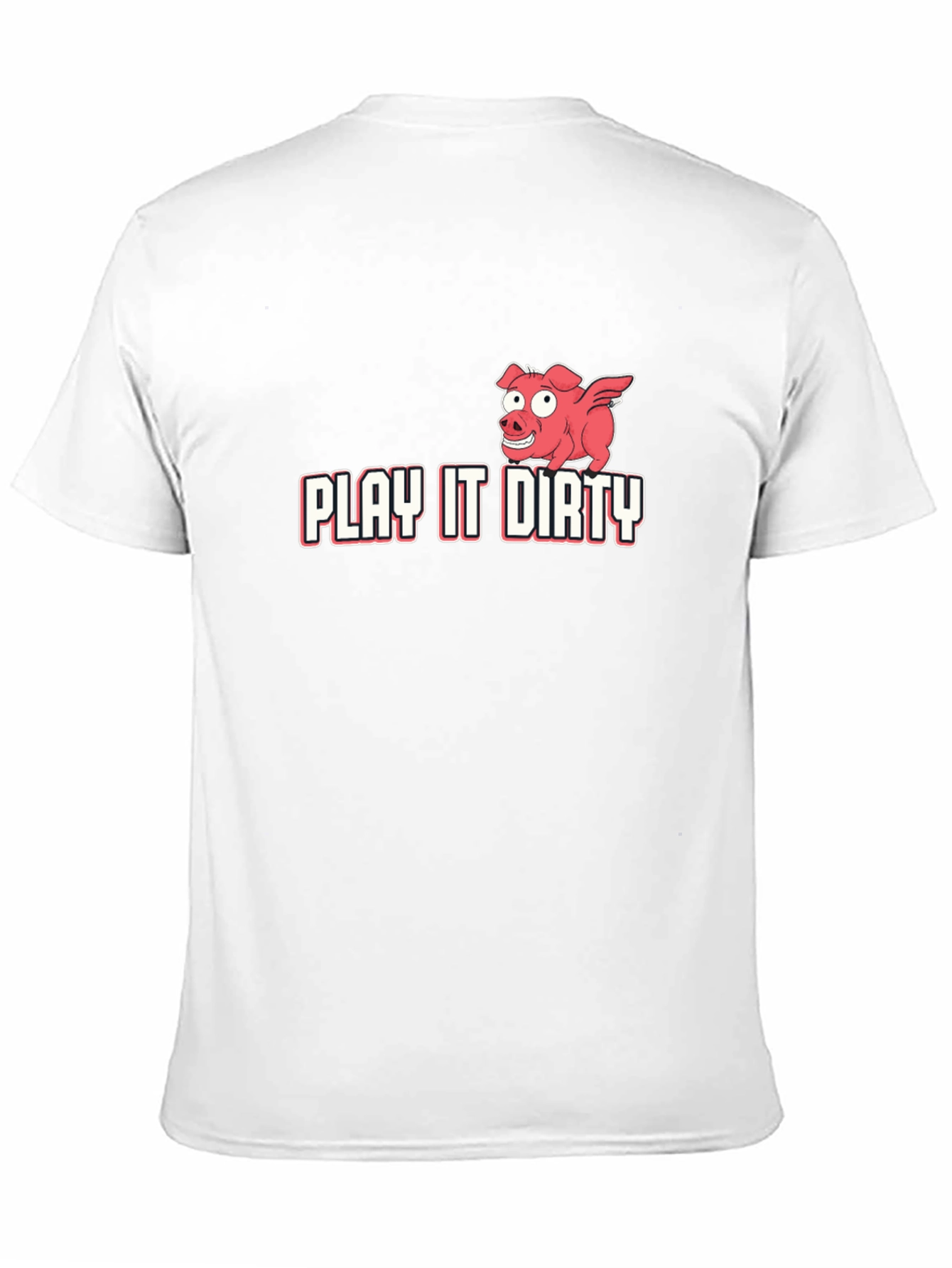Play It Dirty Pig Graphic Tee - Black