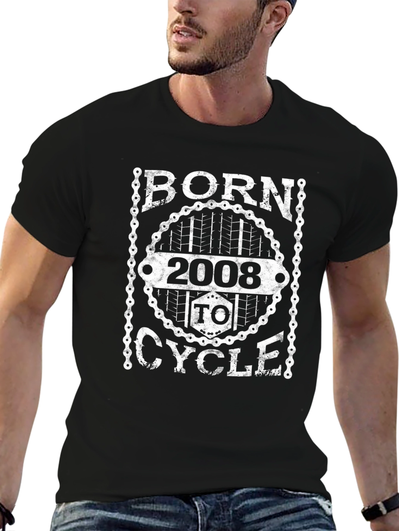 Born to Cycle 2008 Graphic T-Shirt