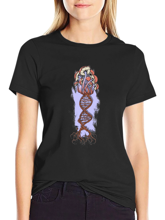 Mushroom DNA Graphic T-Shirt