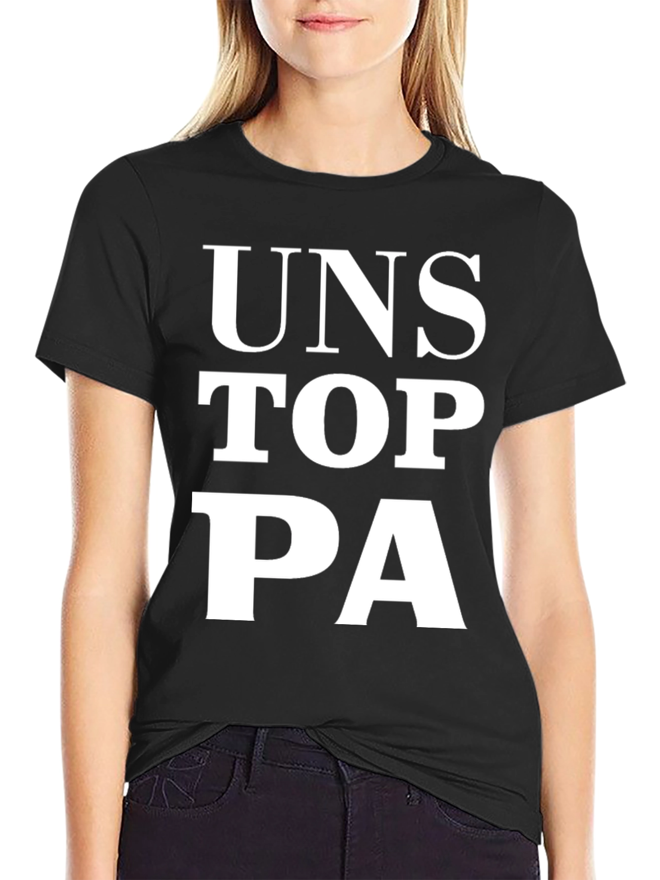 Unstop PA - Black Graphic Tee