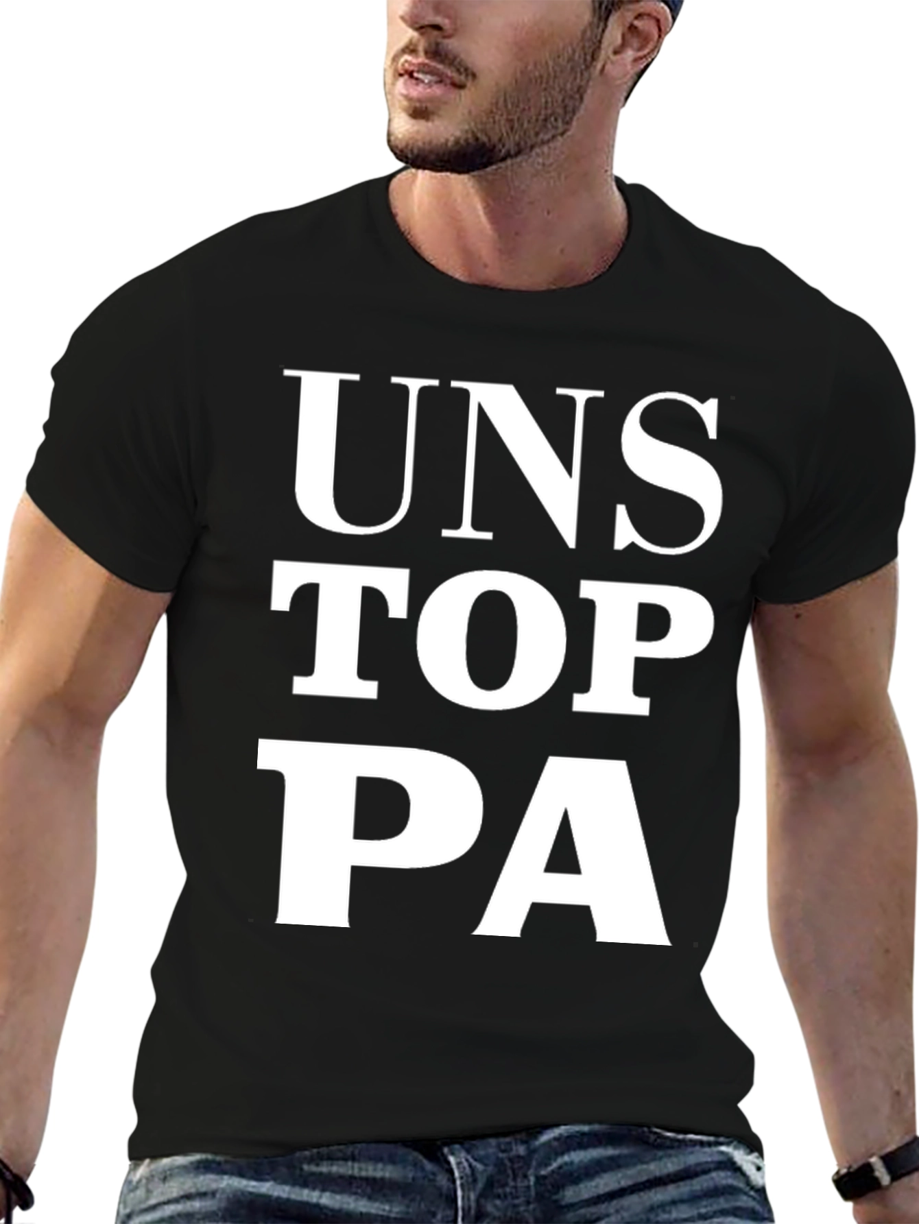 Unstop PA - Black Graphic Tee