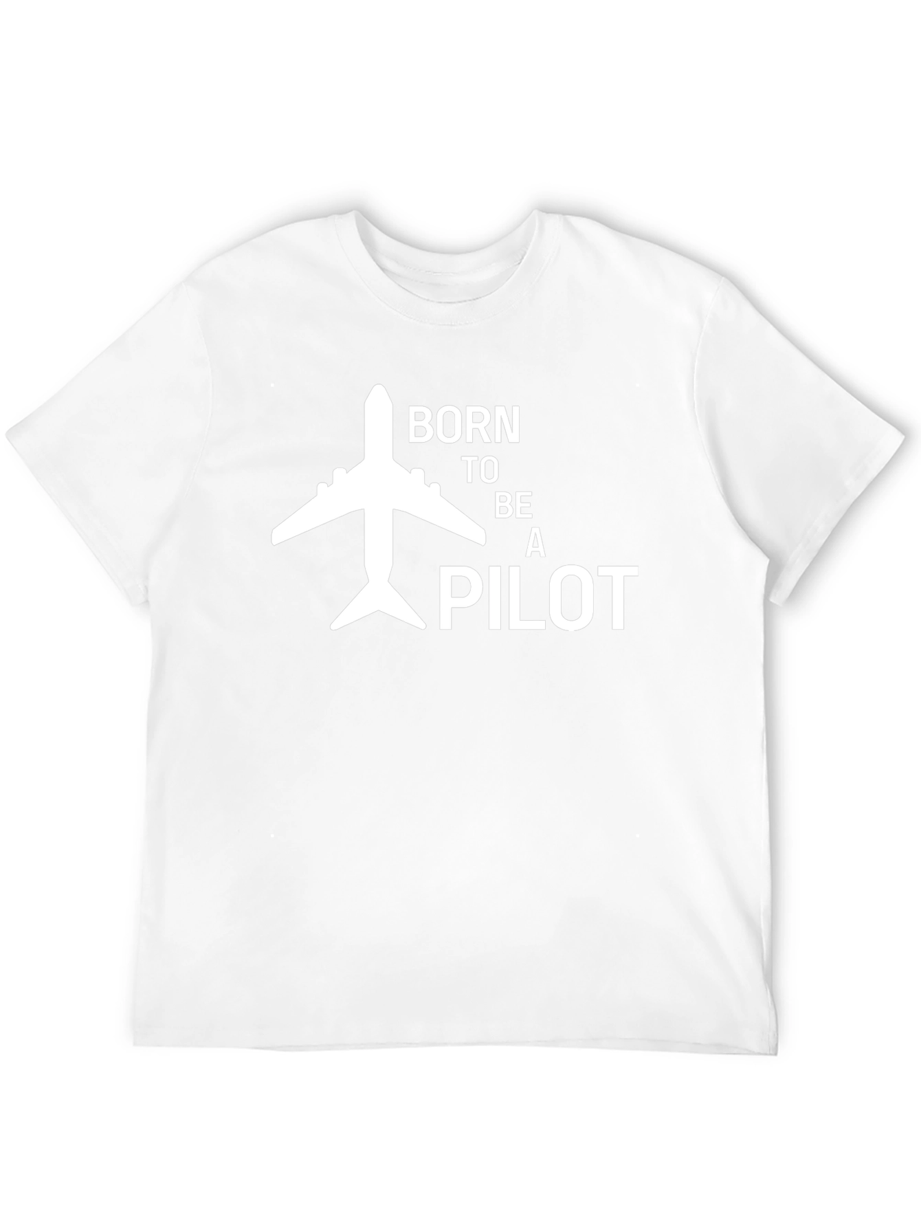 Born to Be a Pilot Black T-Shirt
