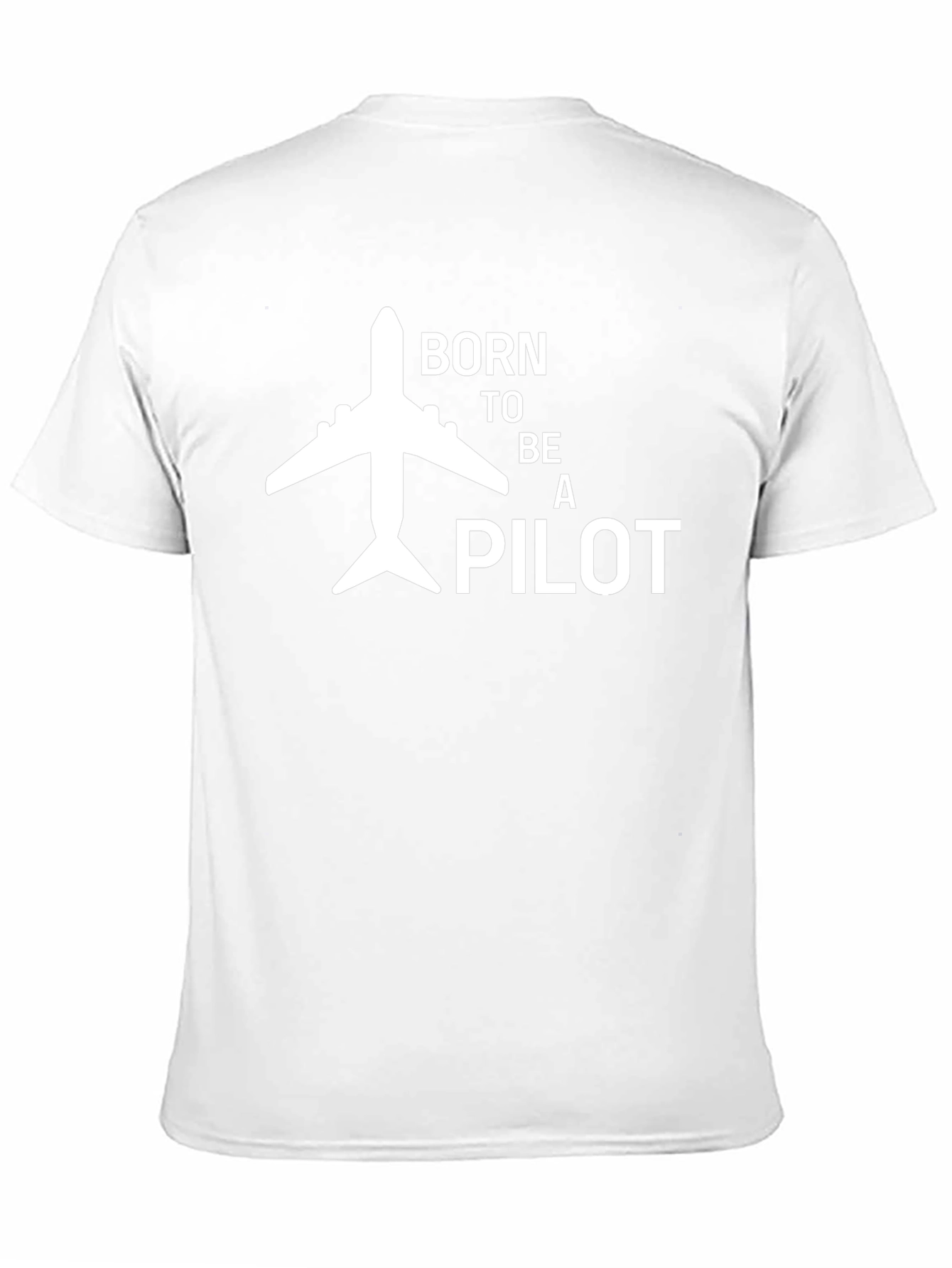 Born to Be a Pilot Black T-Shirt