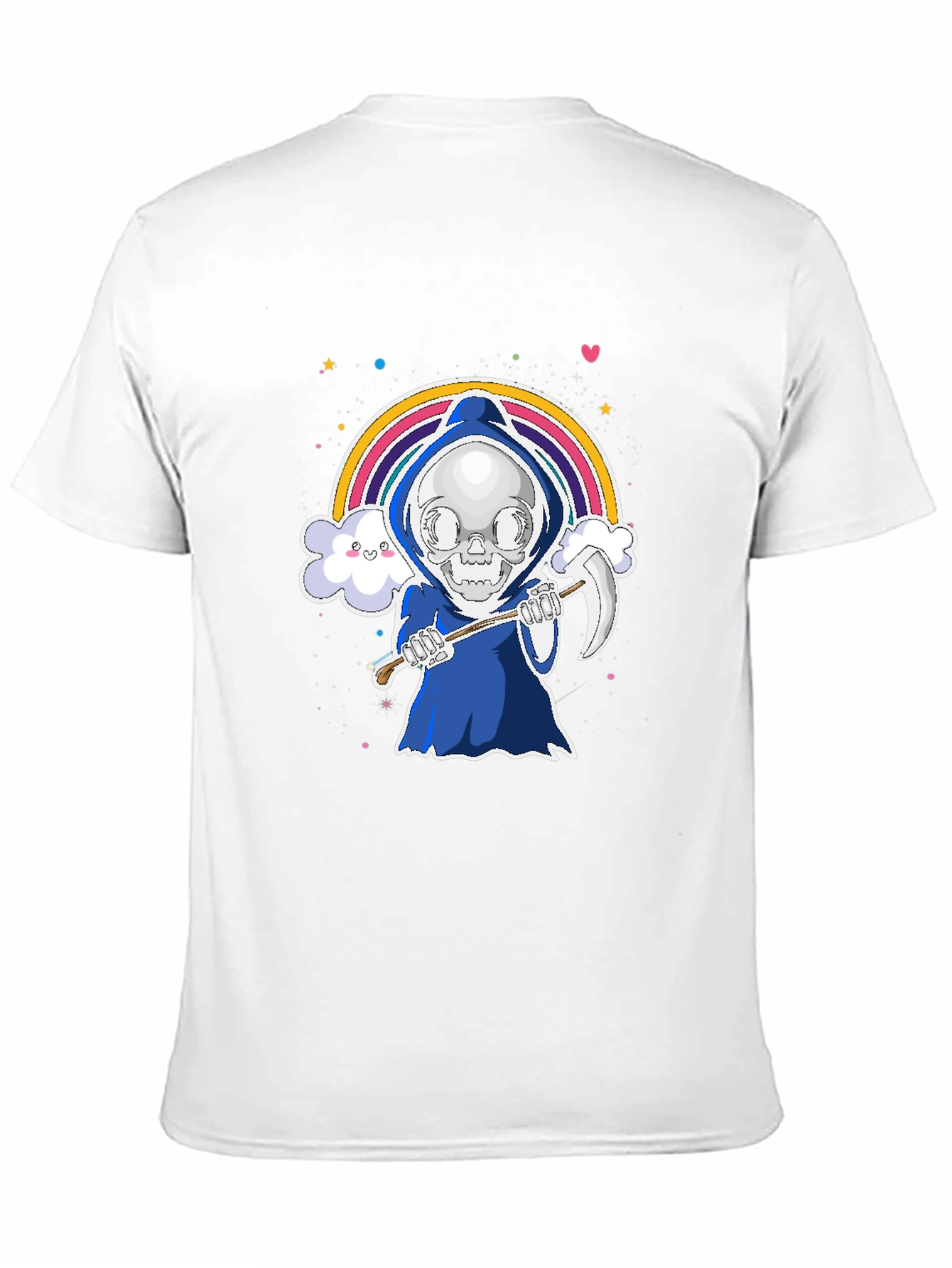 Grim Reaper Rainbow Graphic Tee
