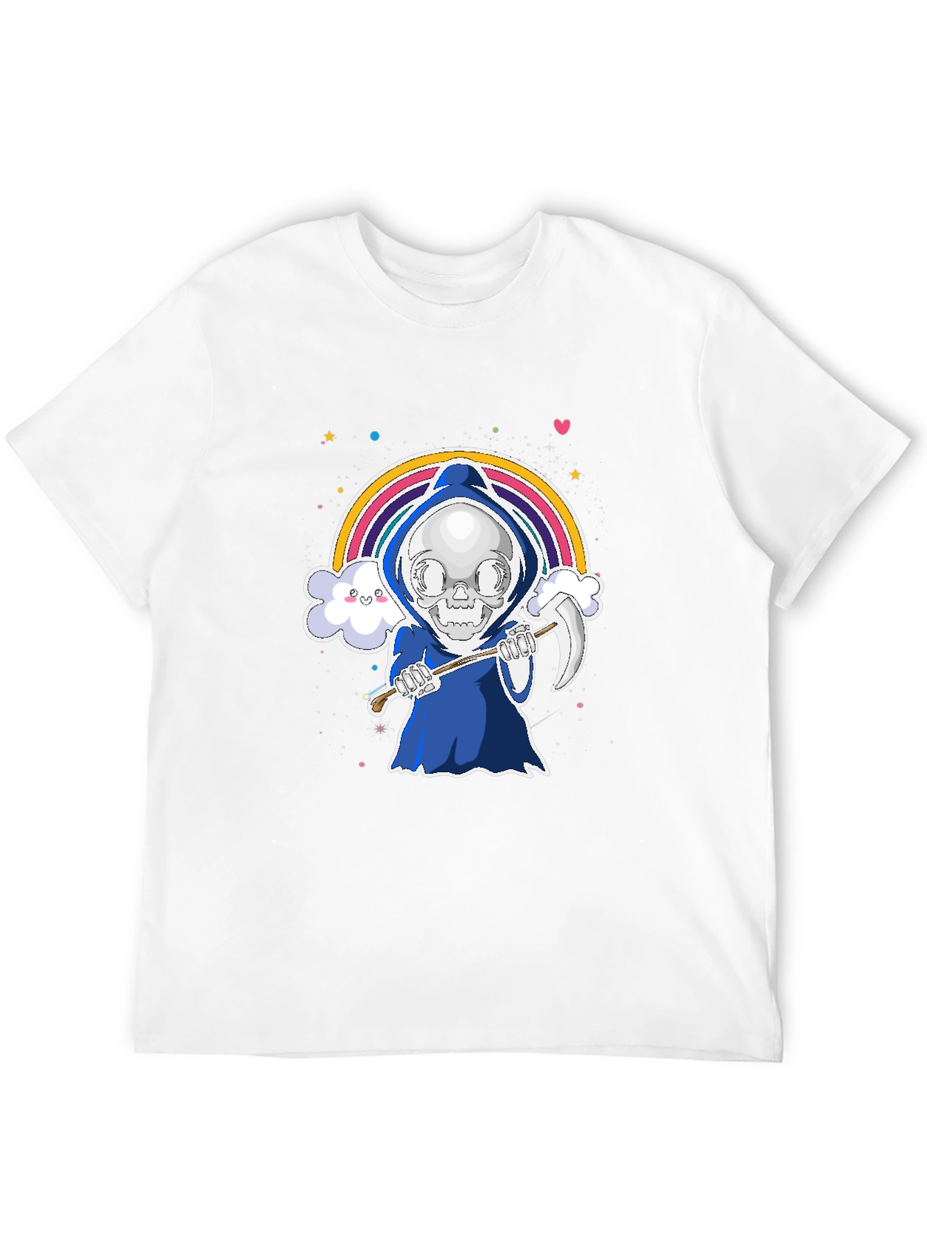 Grim Reaper Rainbow Graphic Tee